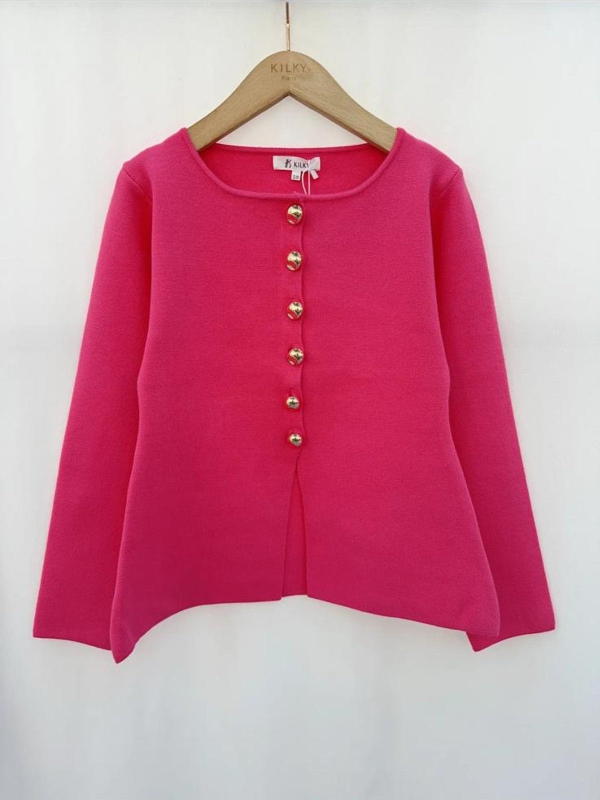 Nicole Fuchsia Cardigan