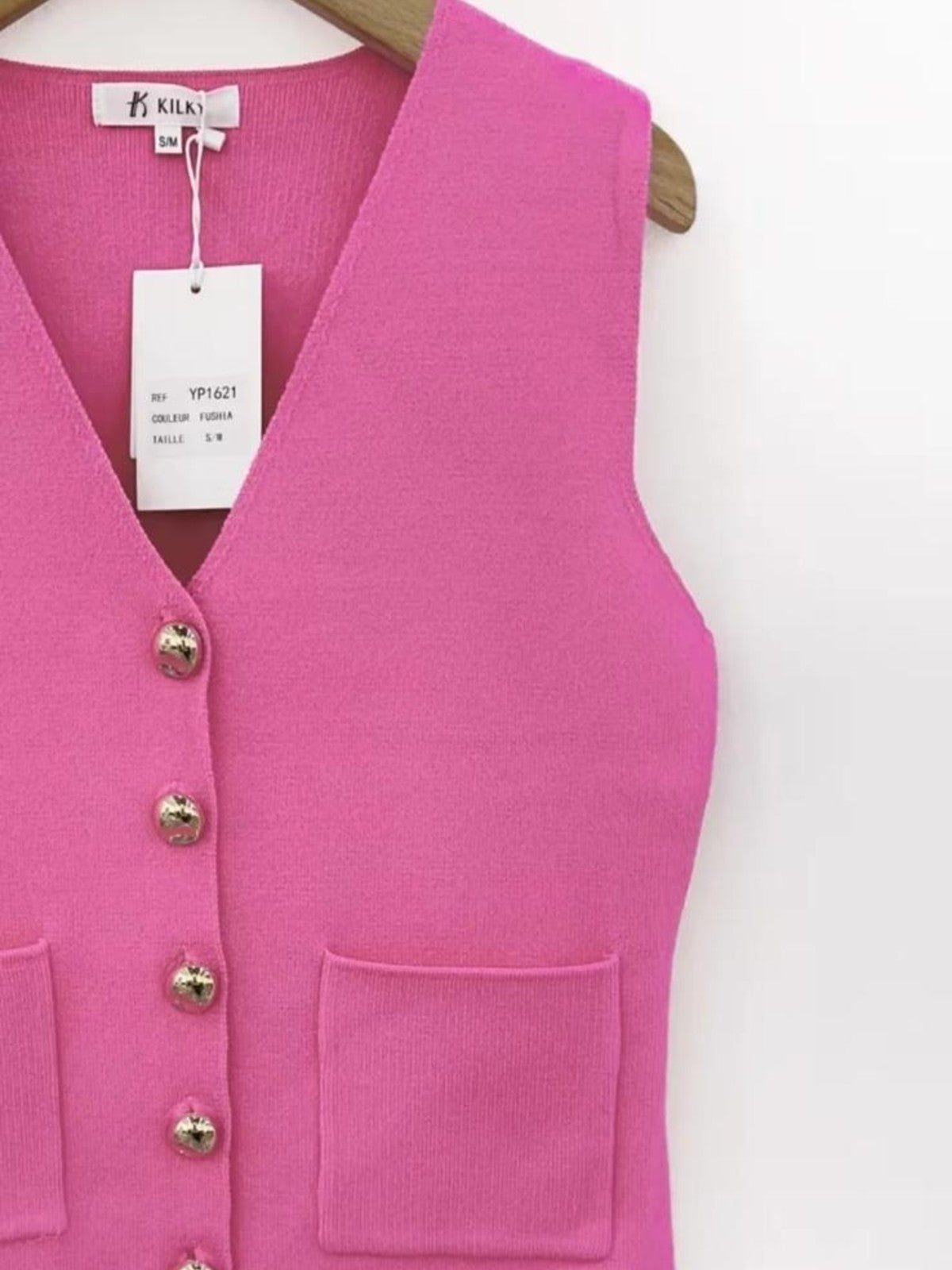 Elora Fuchsia Waistcoat