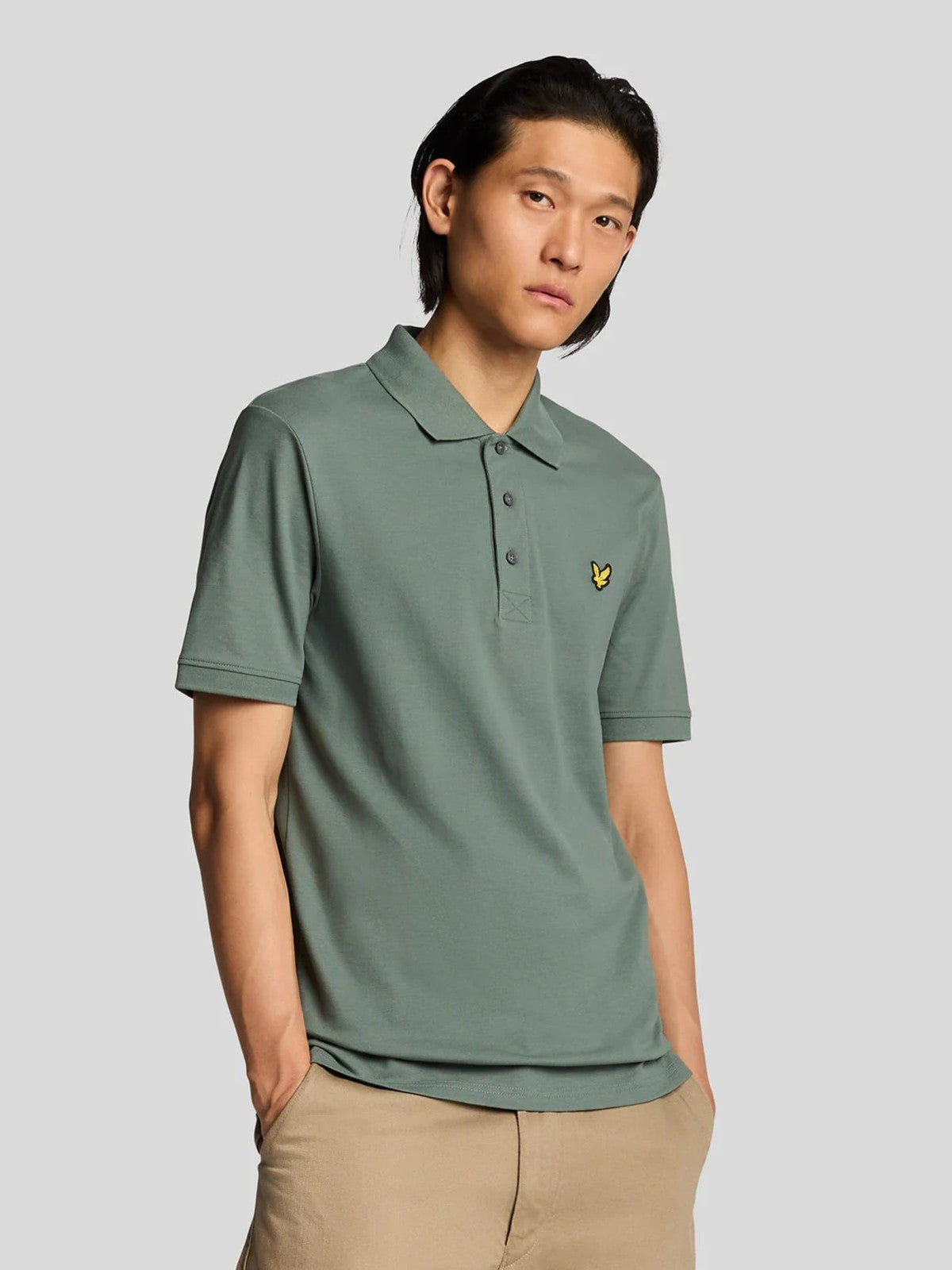 Green Plain Polo Shirt