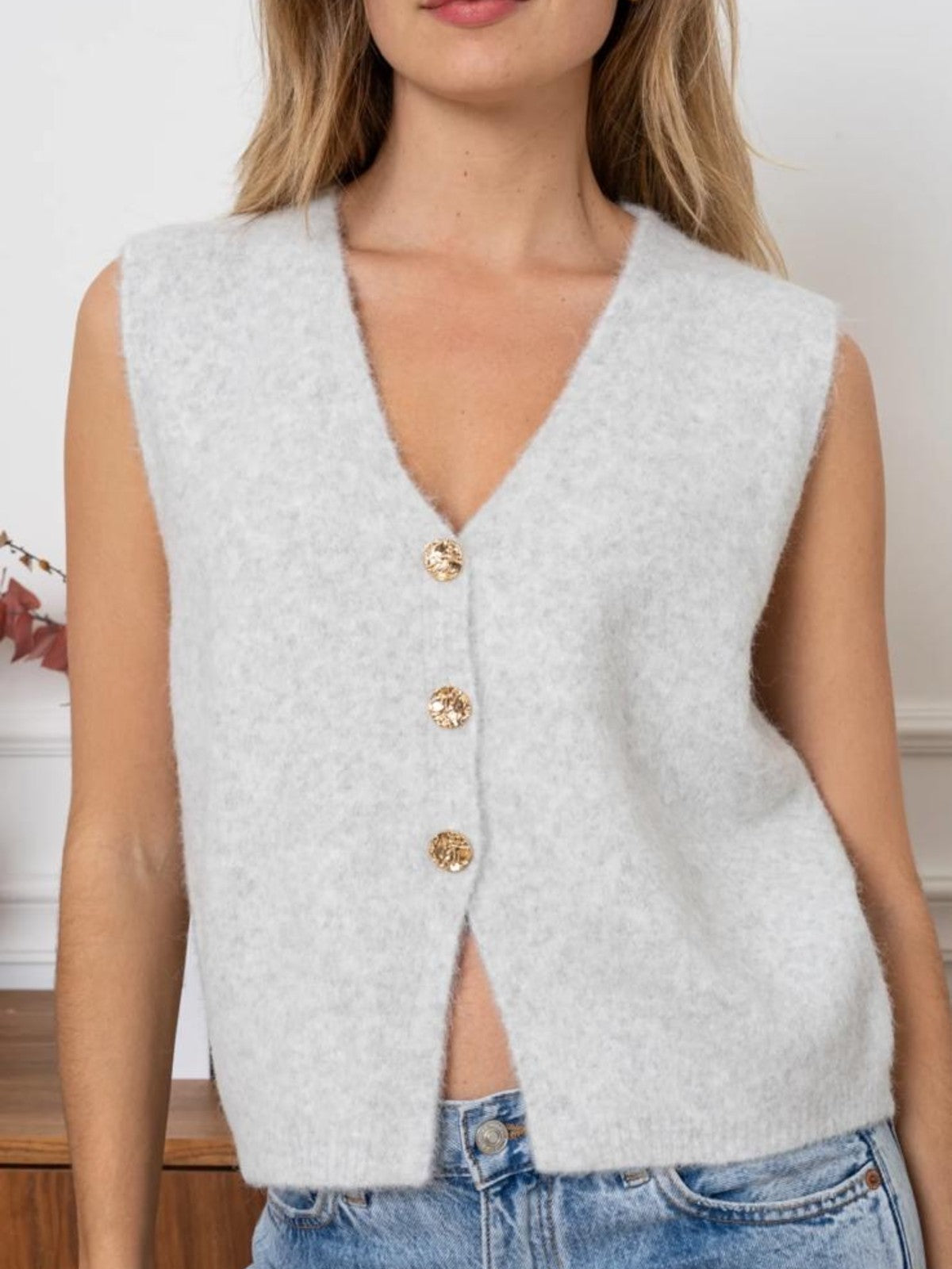 Hallie Grey Waistcoat