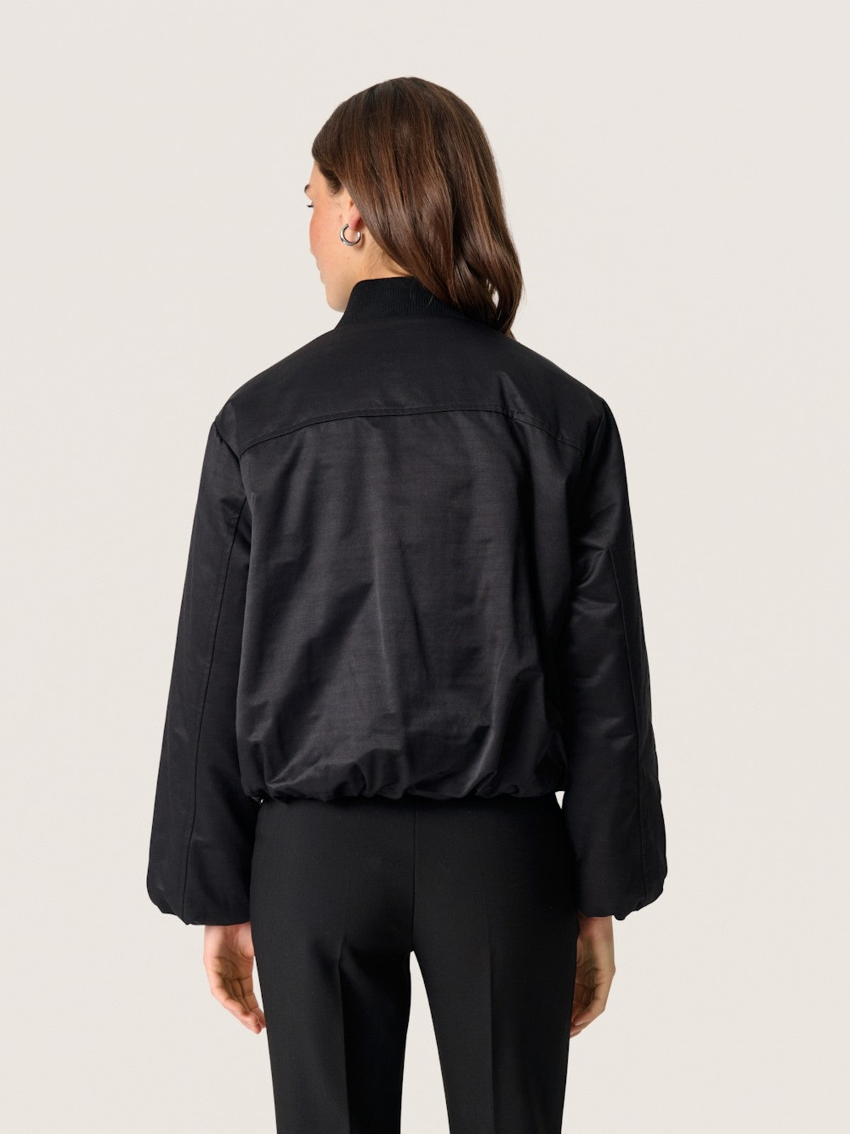 Kalea Black Bomber Jacket