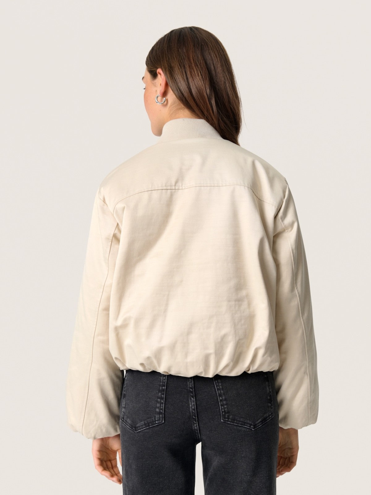 Kalea Cream Bomber Jacket