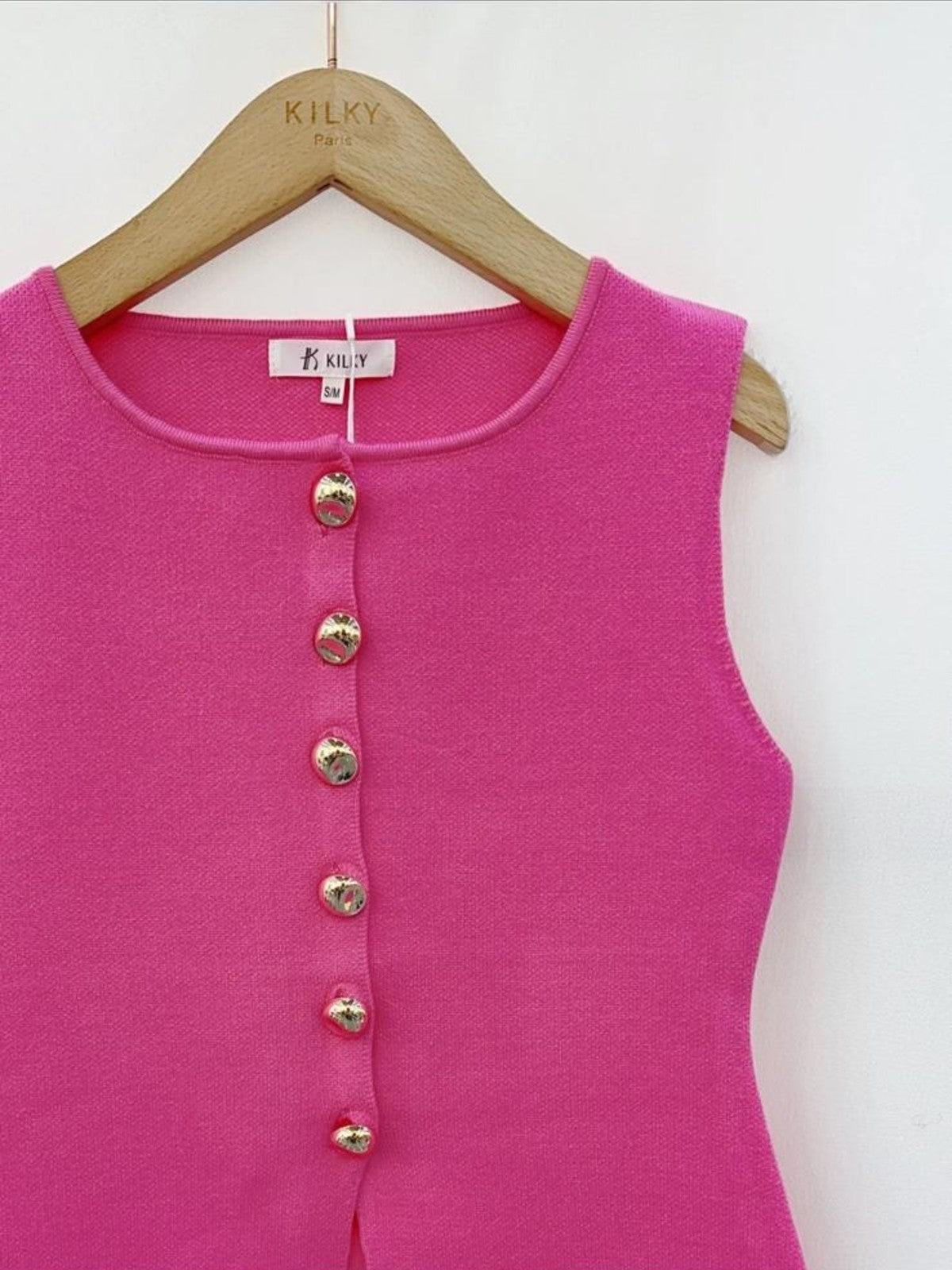 Nicole Fuchsia Waistcoat