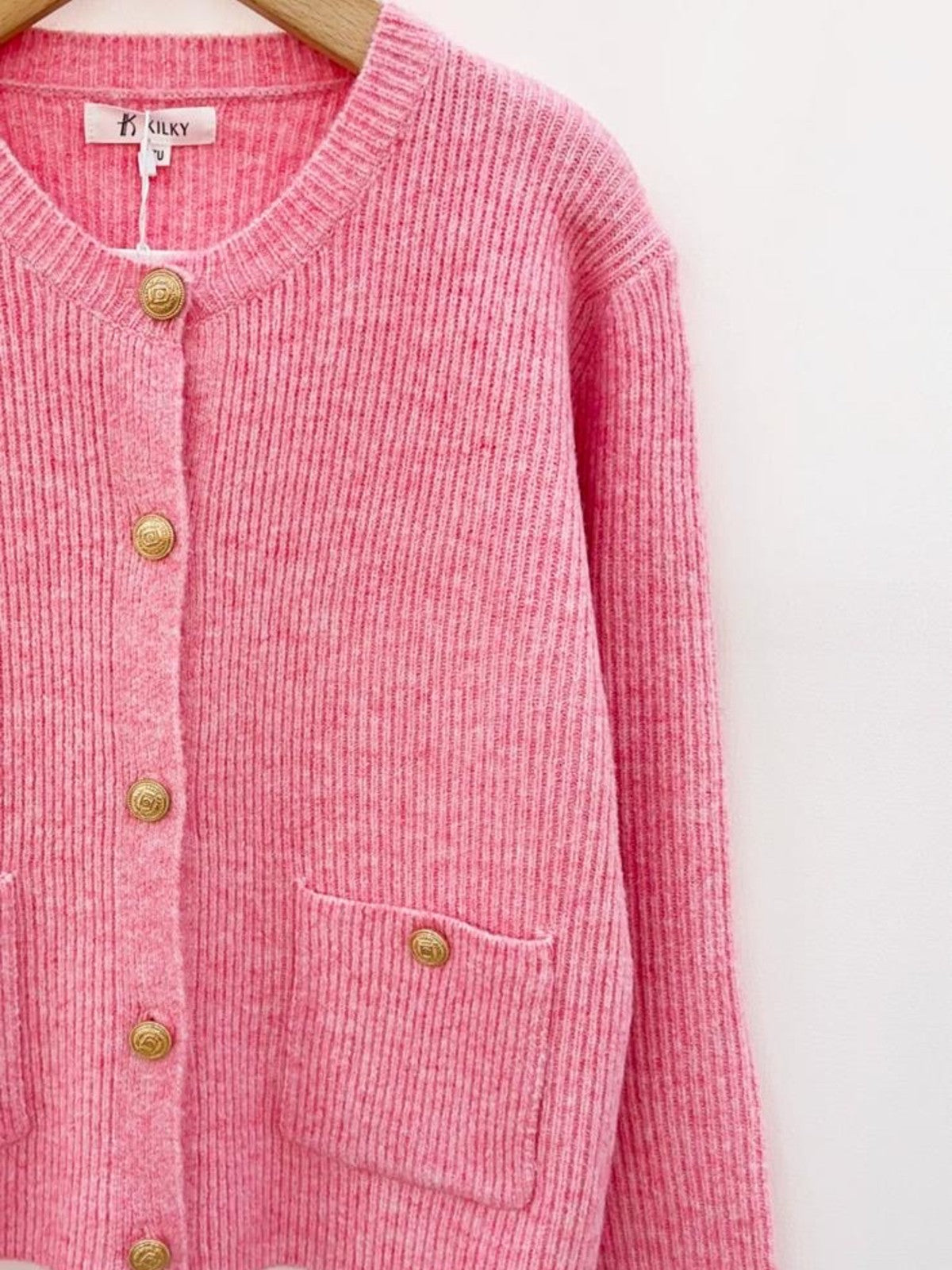 Flora Pink Cardigan