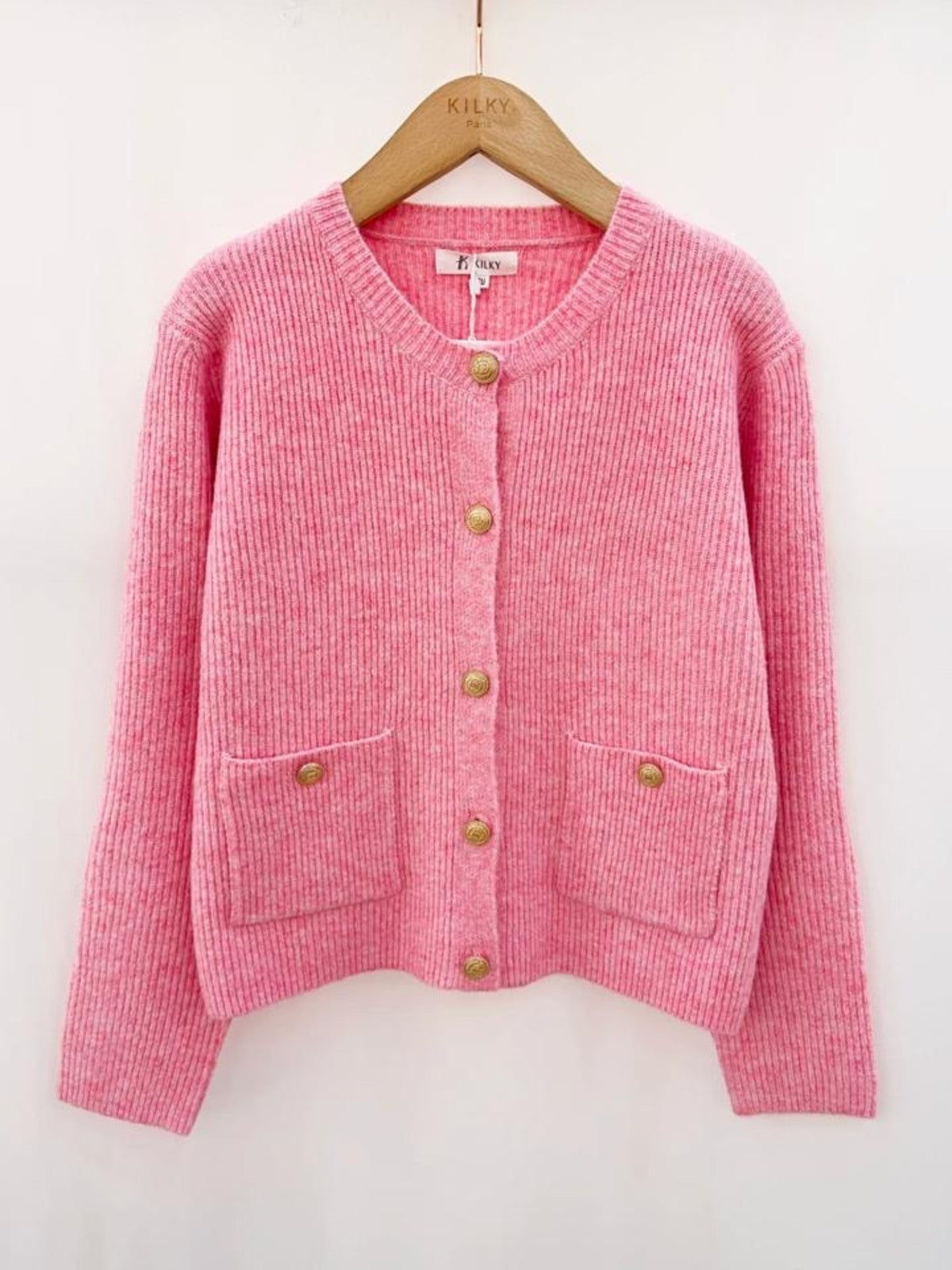 Flora Pink Cardigan