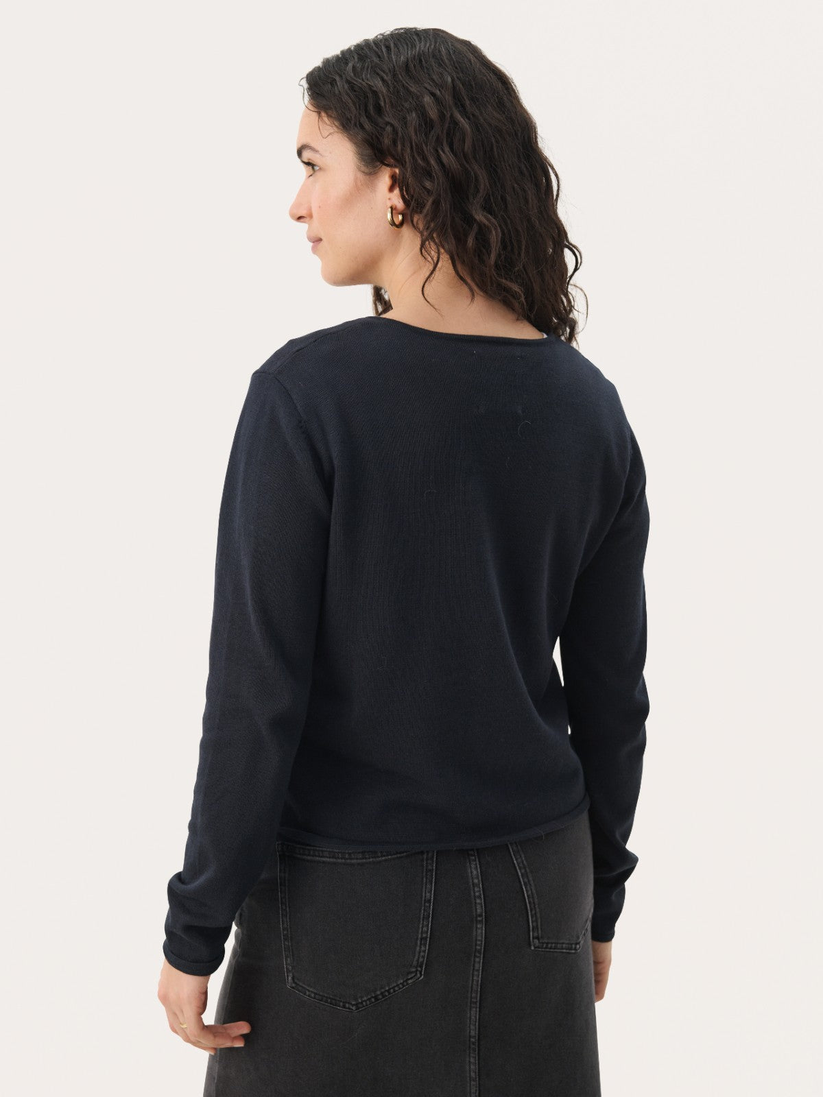 Pavline Navy Cardigan