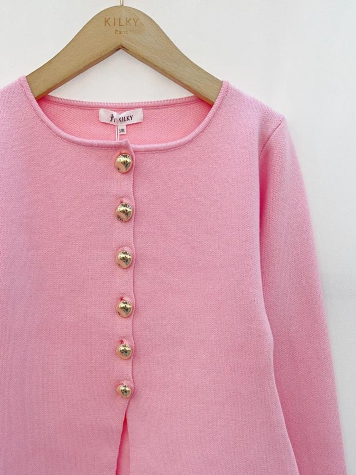 Nicole Pink Cardigan