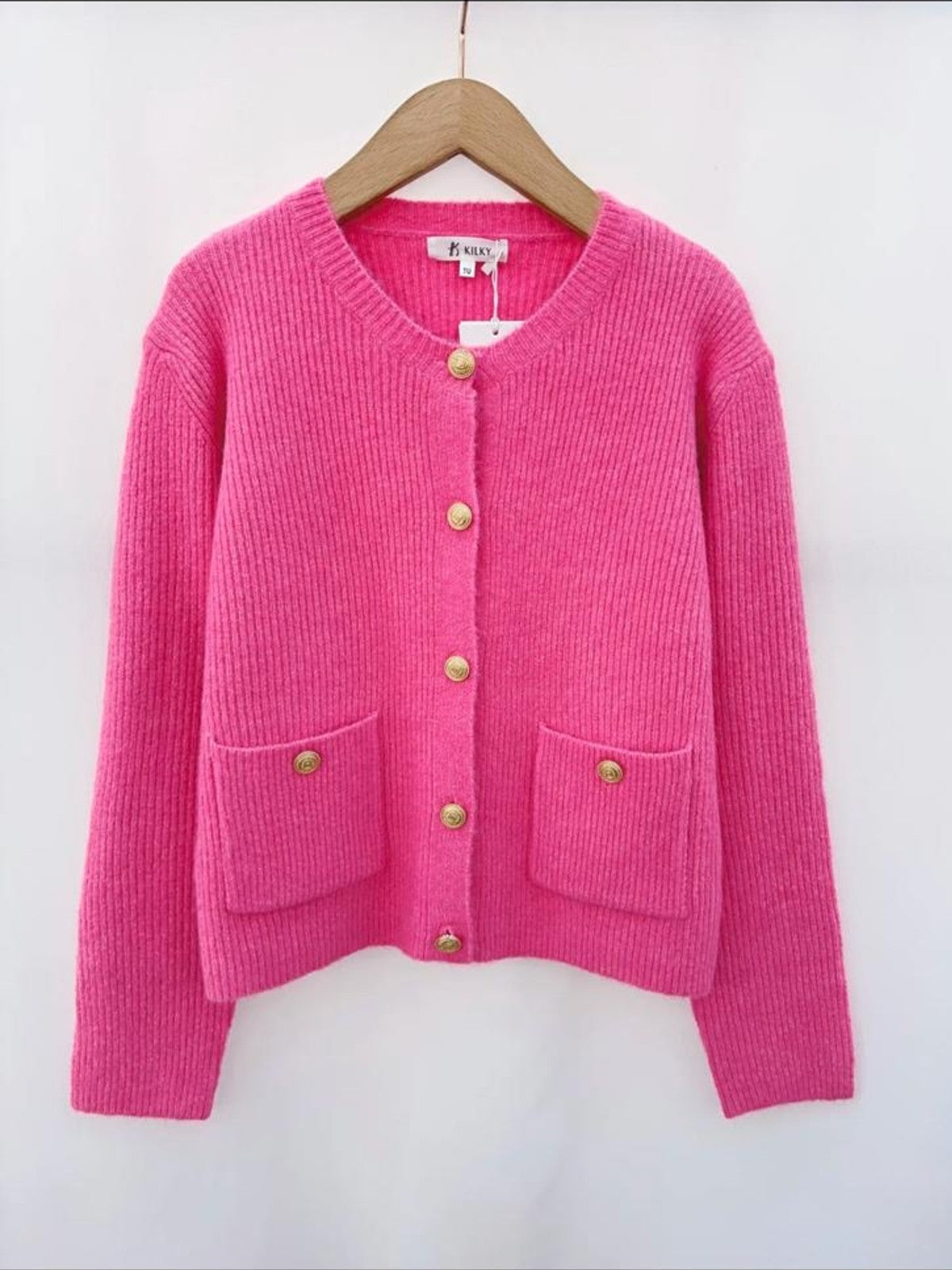 Flora Fuchsia Cardigan