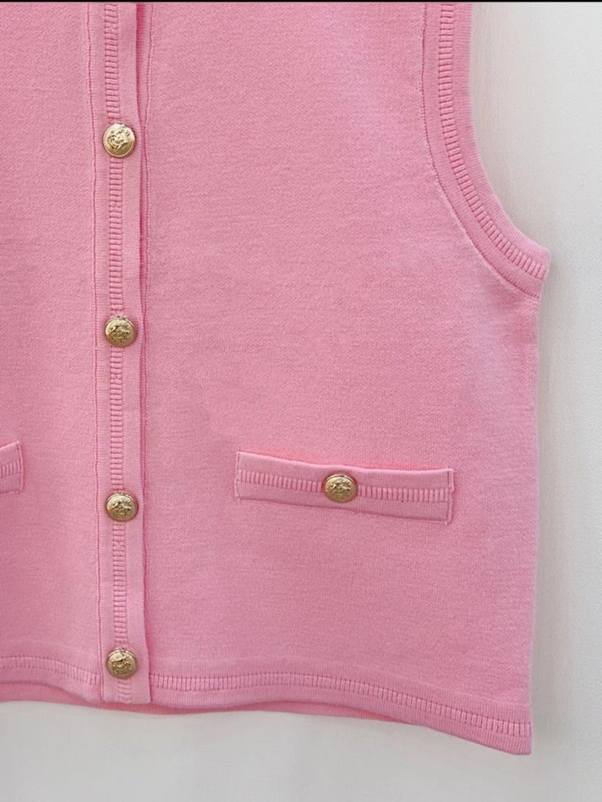 Cadance Pink Waistcoat