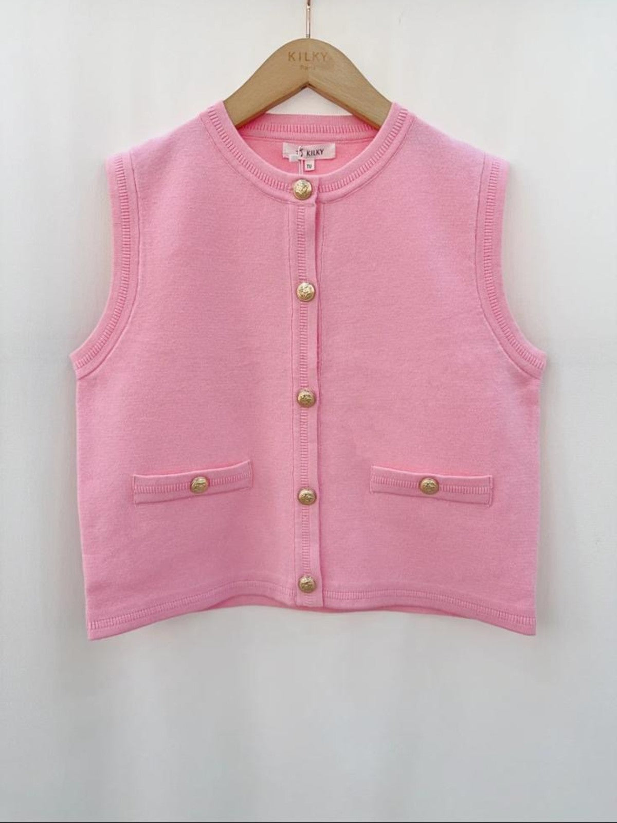 Cadance Pink Waistcoat