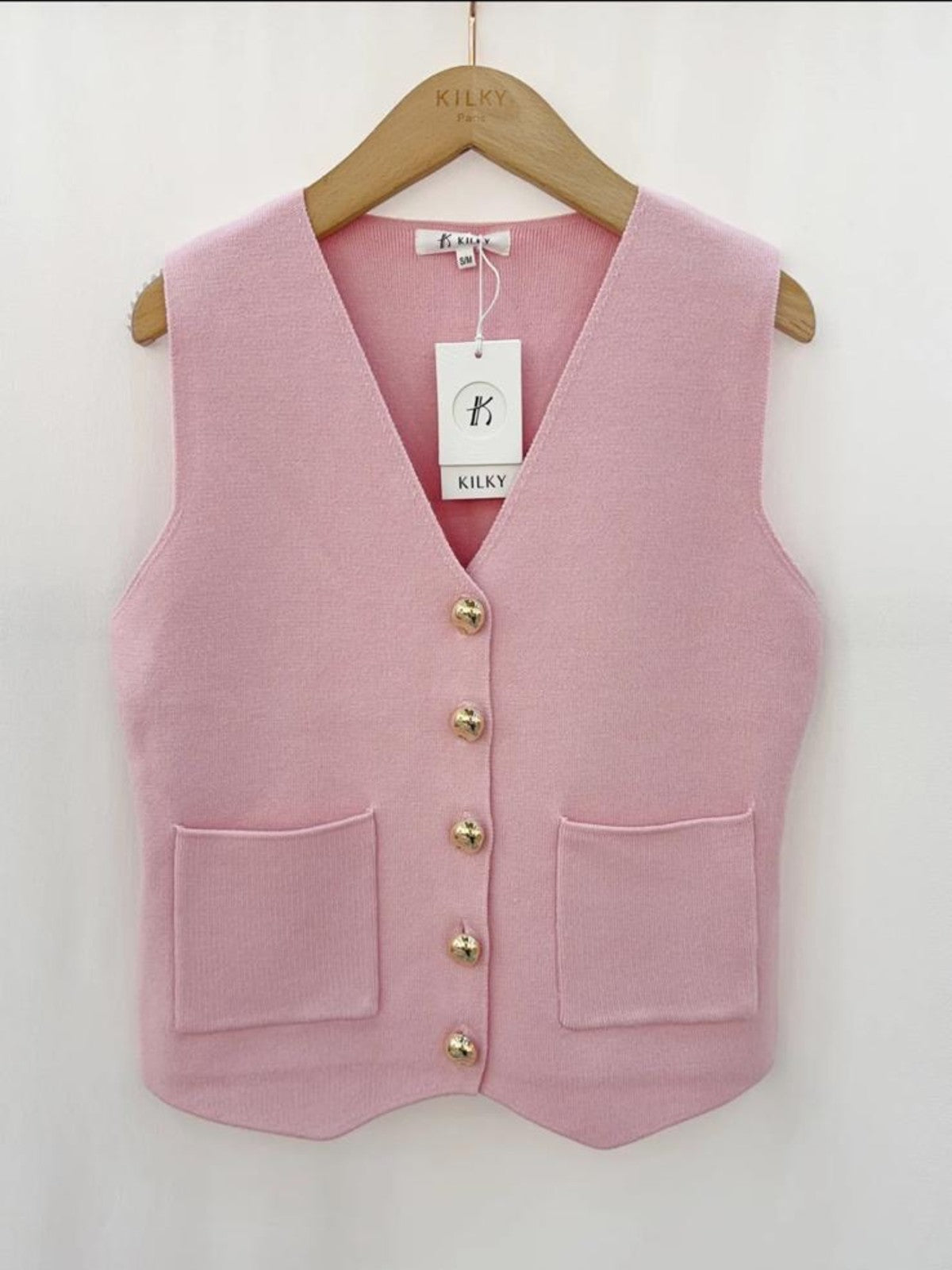 Elora Pink Waistcoat