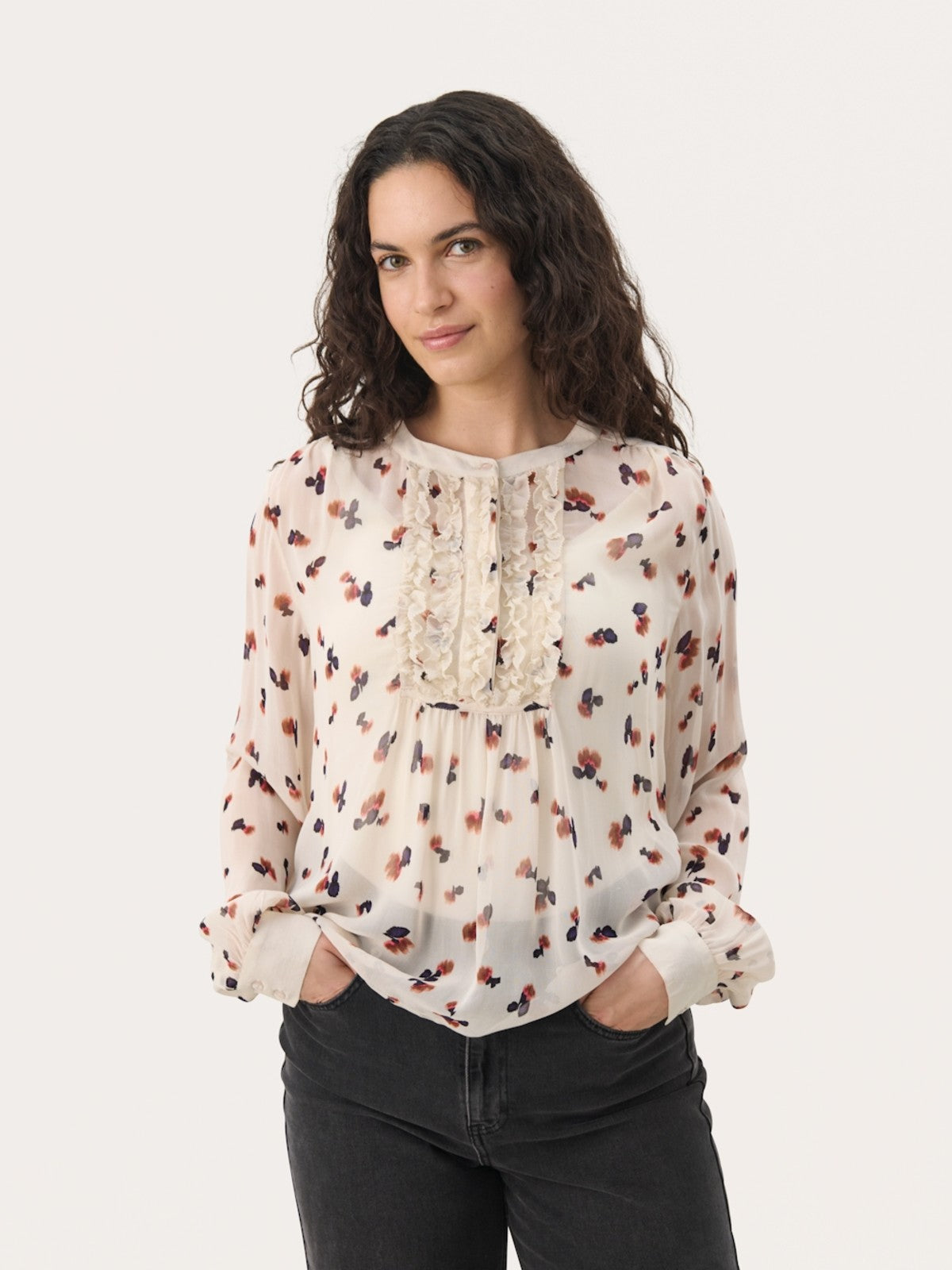 Prisca Cream Blouse