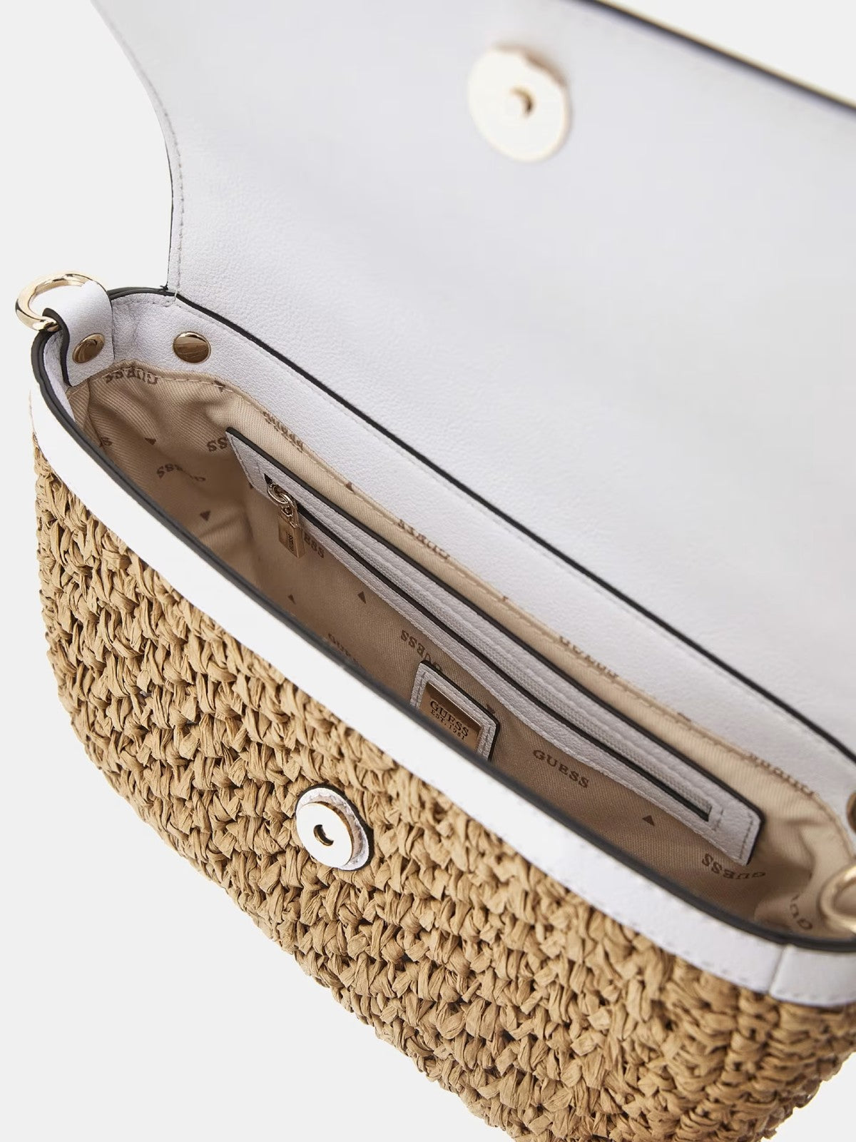 Siria White Crossbody Bag