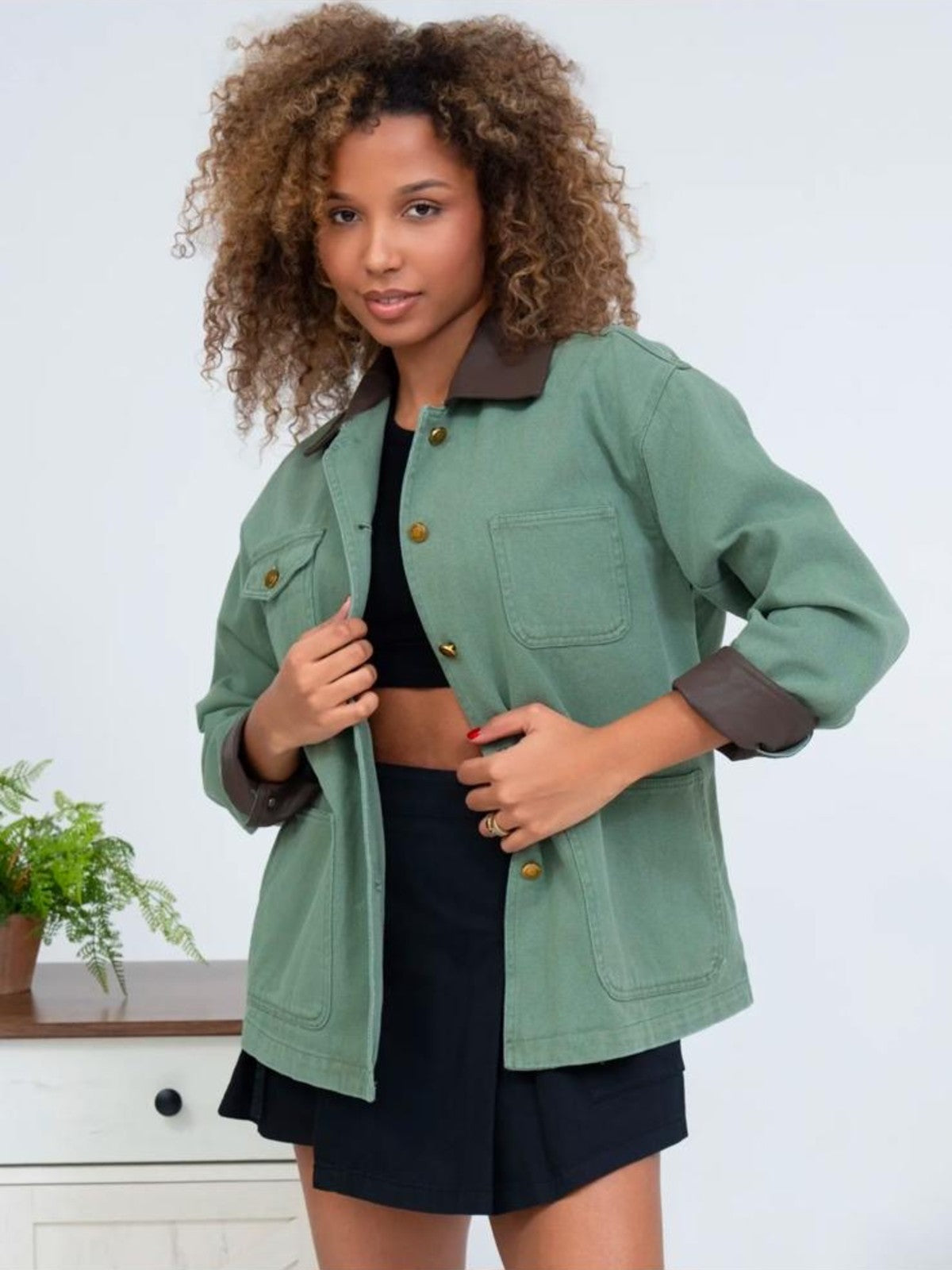 Thelma Khaki Jacket