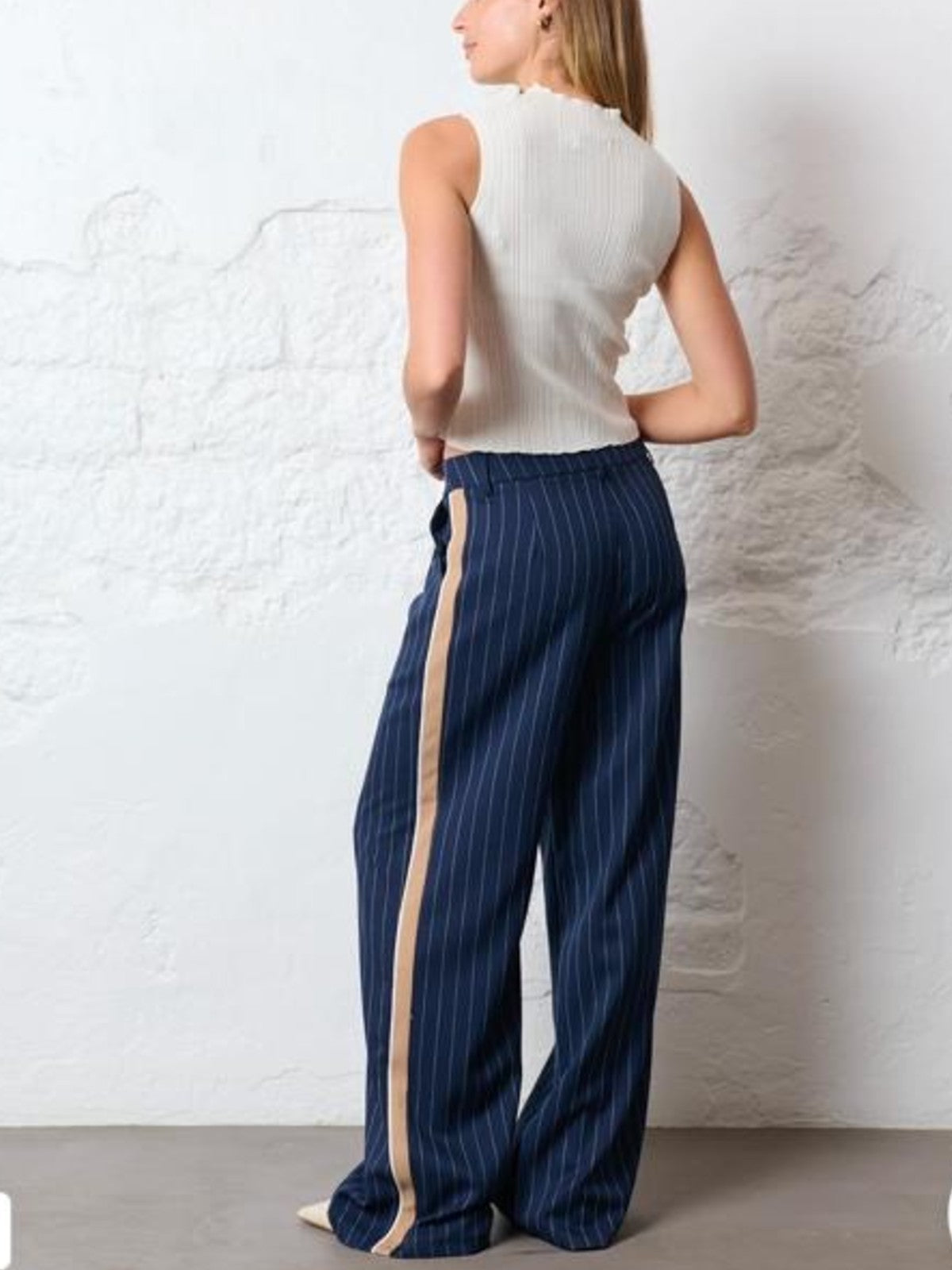 Barbara Pinstripe Trousers