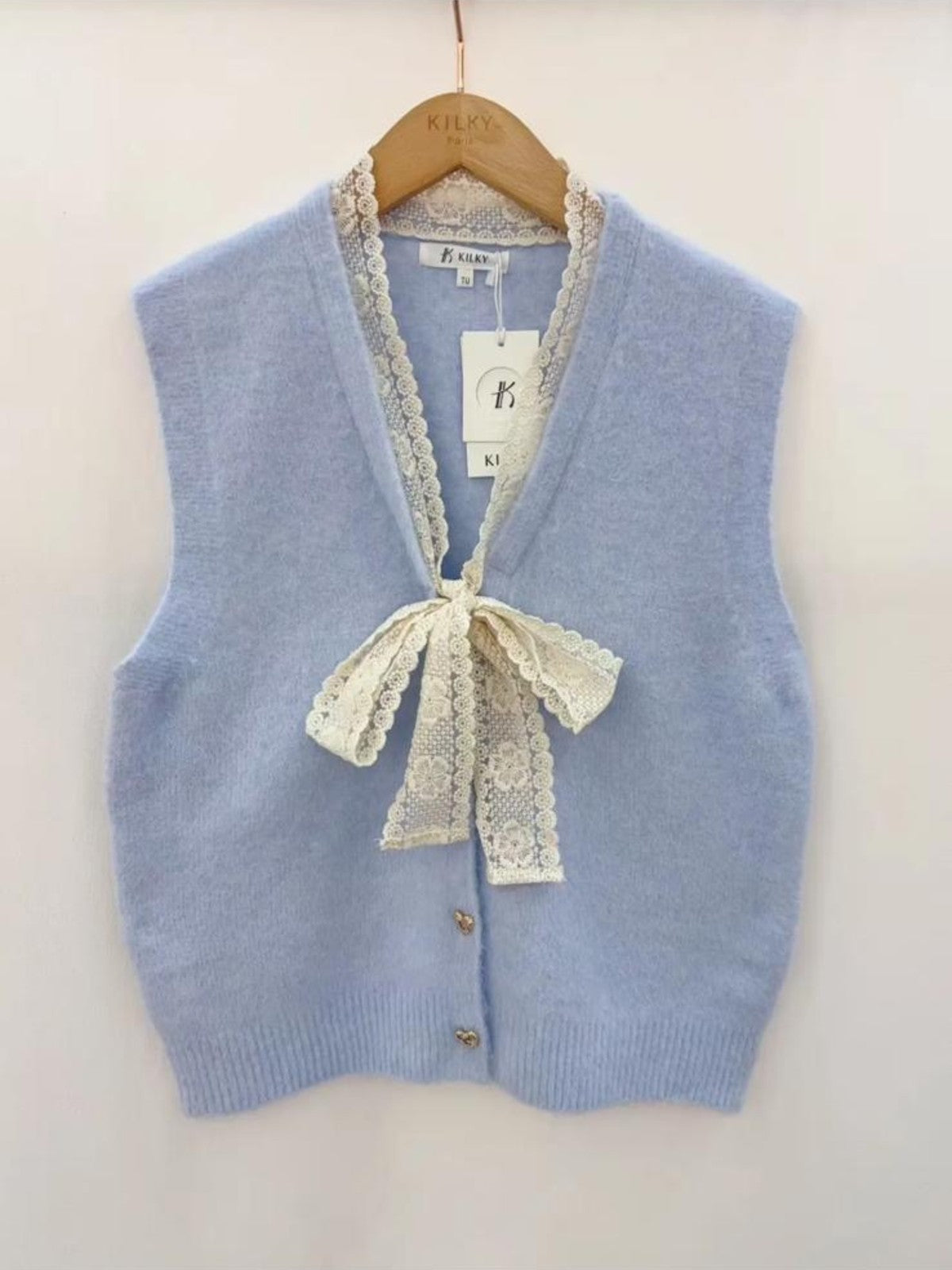 Clara Blue Waistcoat