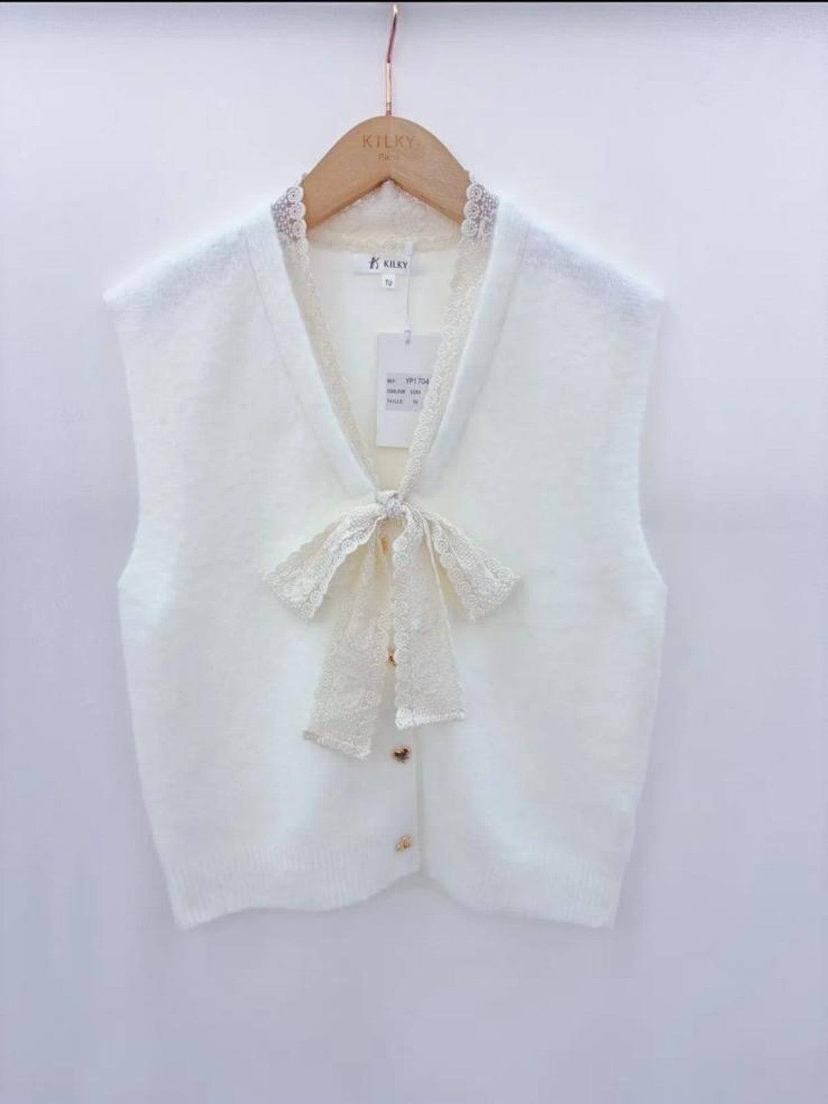 Clara White Waistcoat