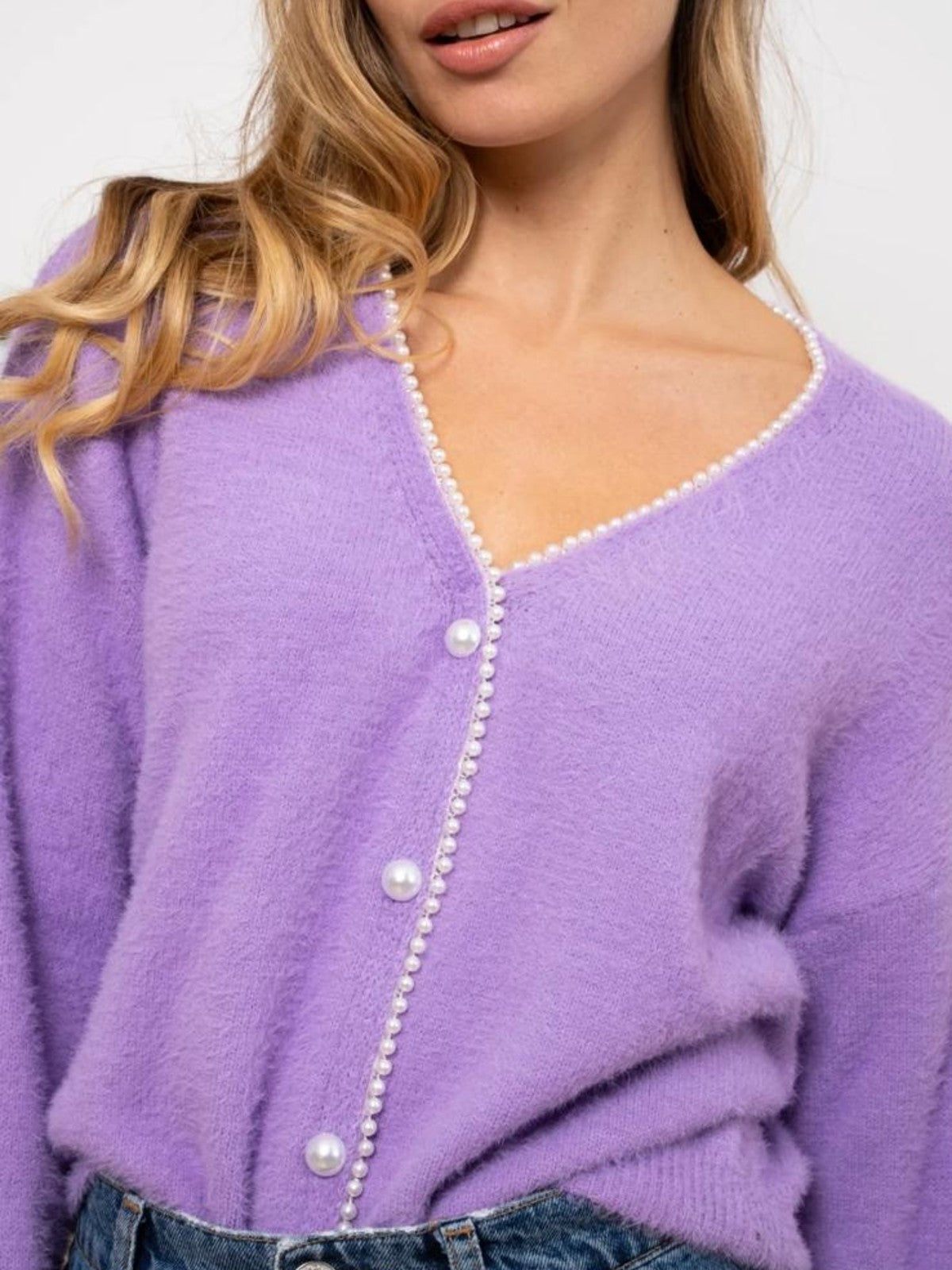 Diana Lilac Cardigan