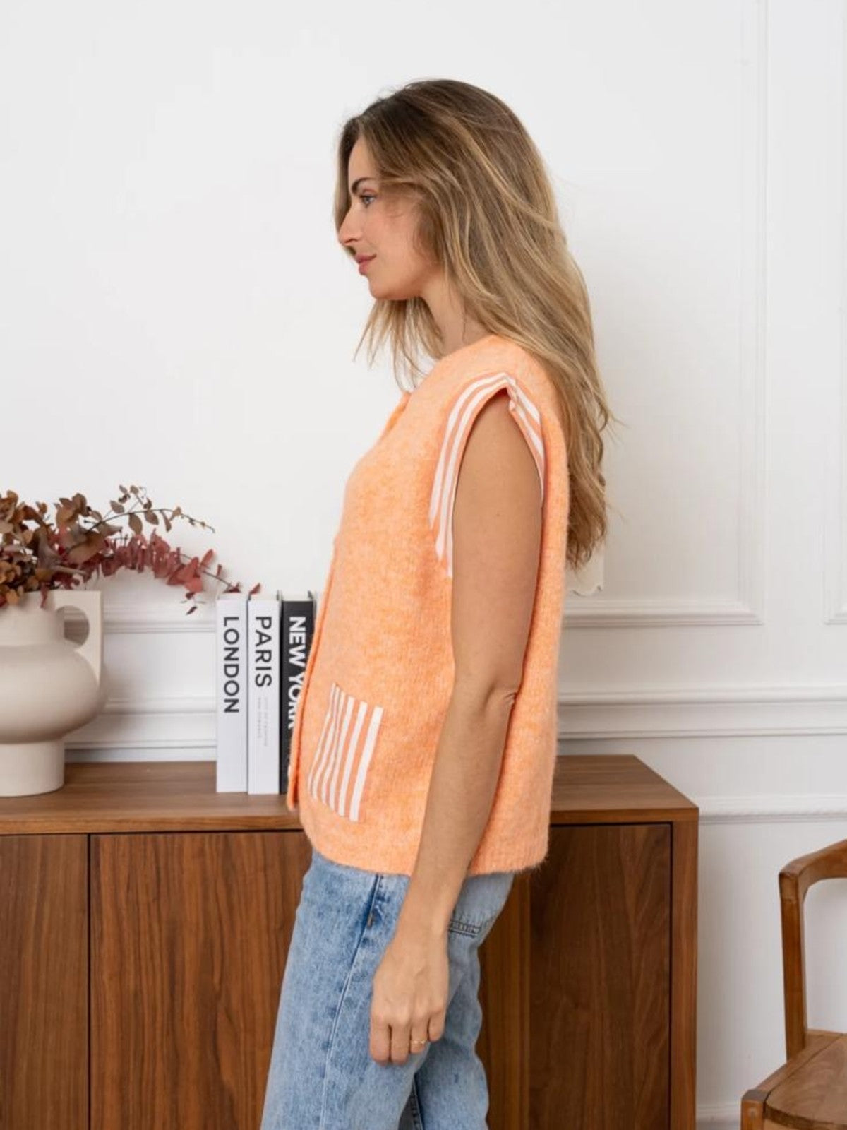 Ellie Orange Waistcoat