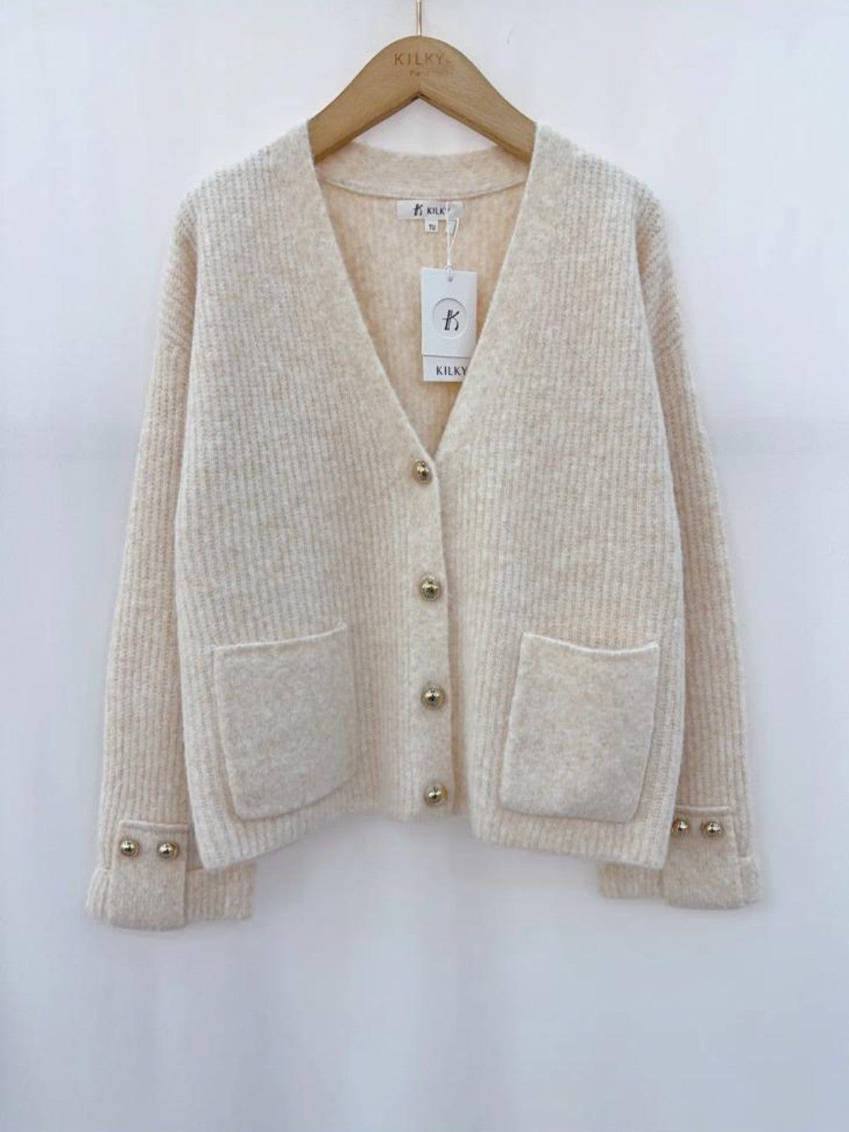 Freya Beige Cardigan