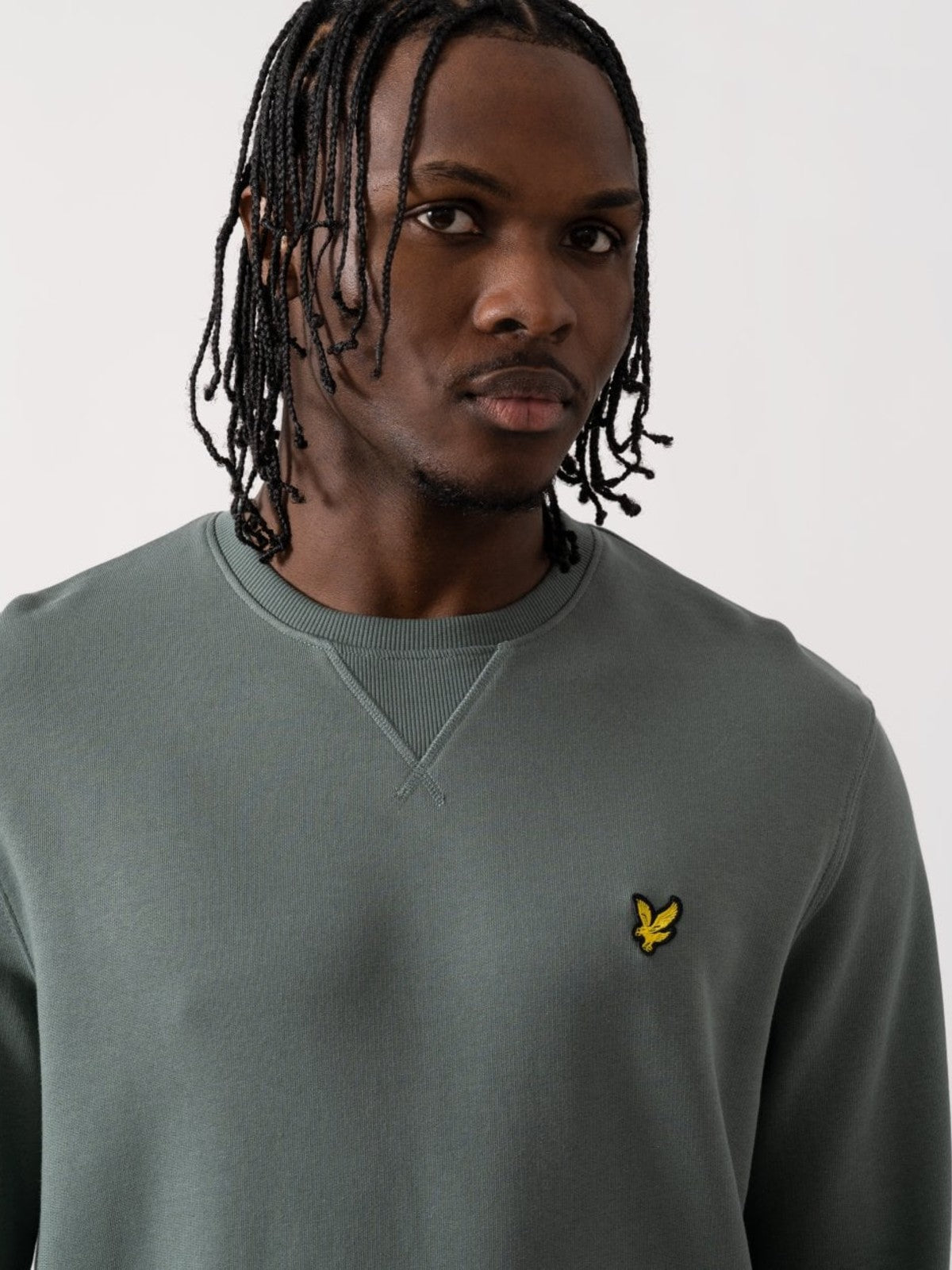 Green Crew Neck Sweatshirt