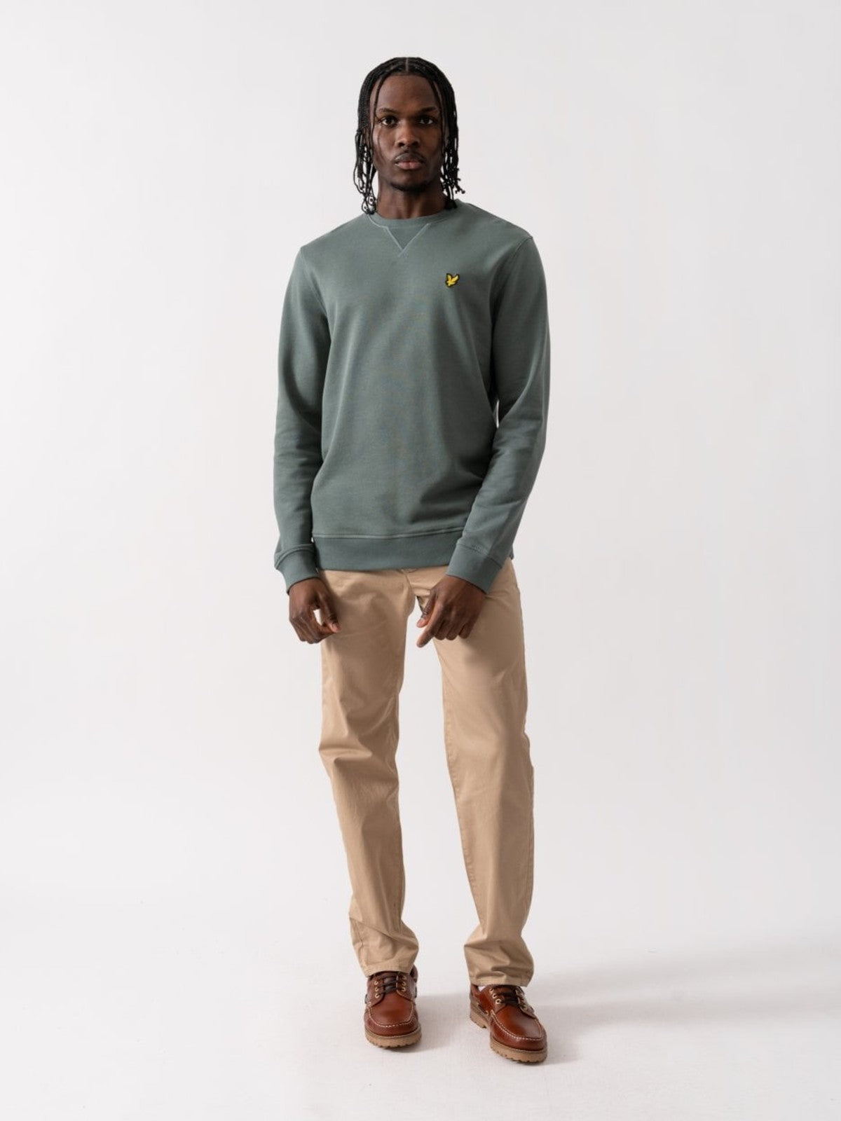 Green Crew Neck Sweatshirt