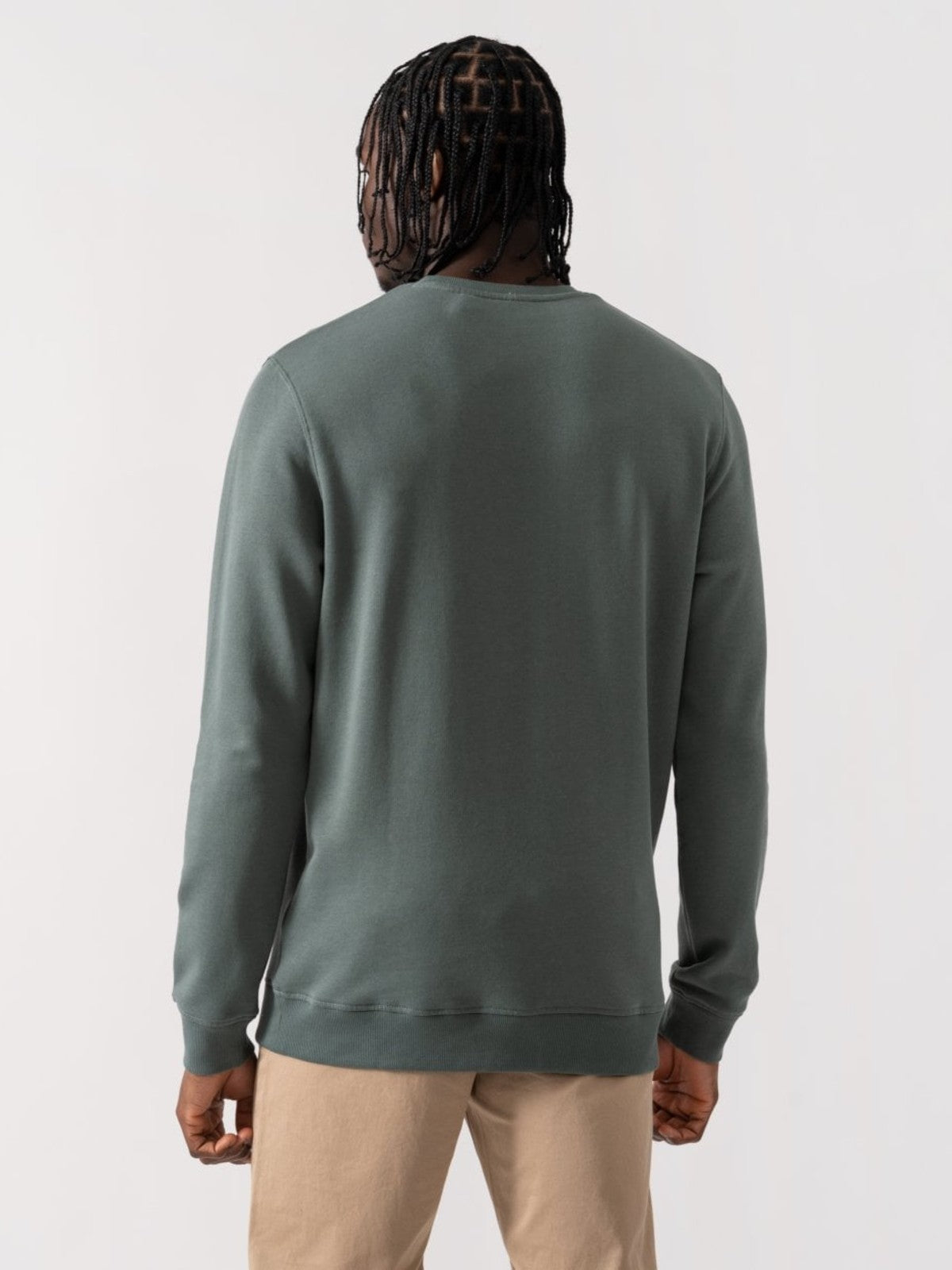 Green Crew Neck Sweatshirt