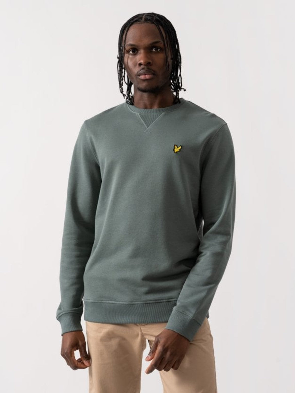 Green Crew Neck Sweatshirt