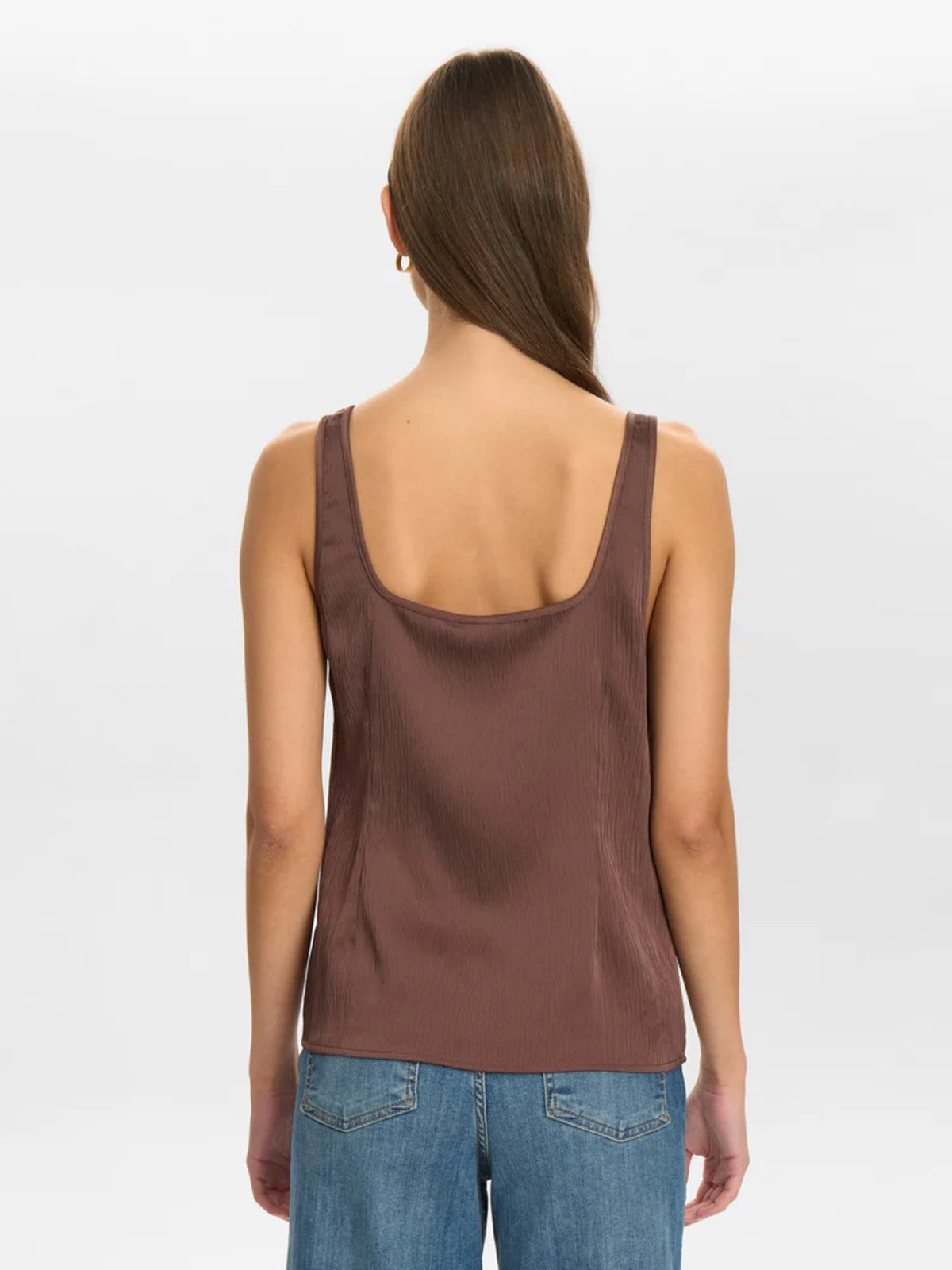 Ivory Brown Top