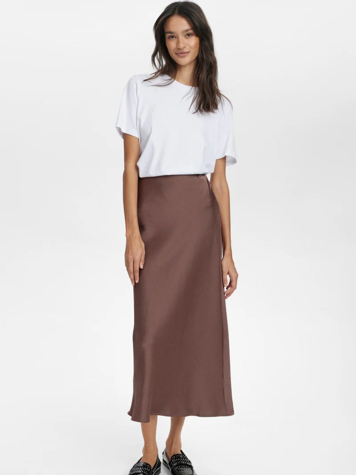 Ivory Brown Skirt