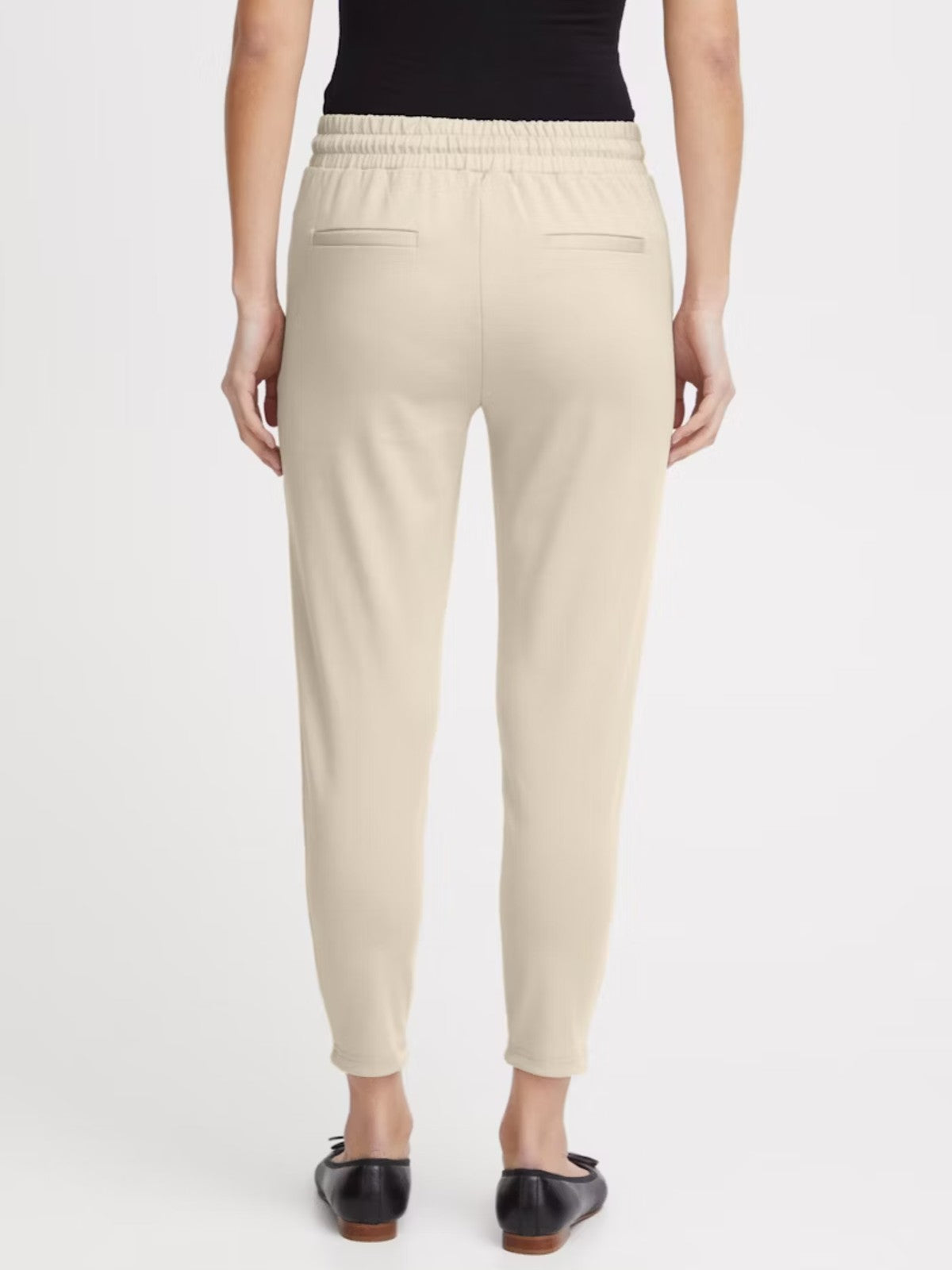 Kate Beige Cropped Pant