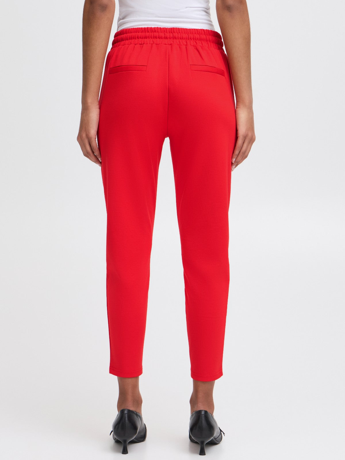 Kate Red Cropped Pant