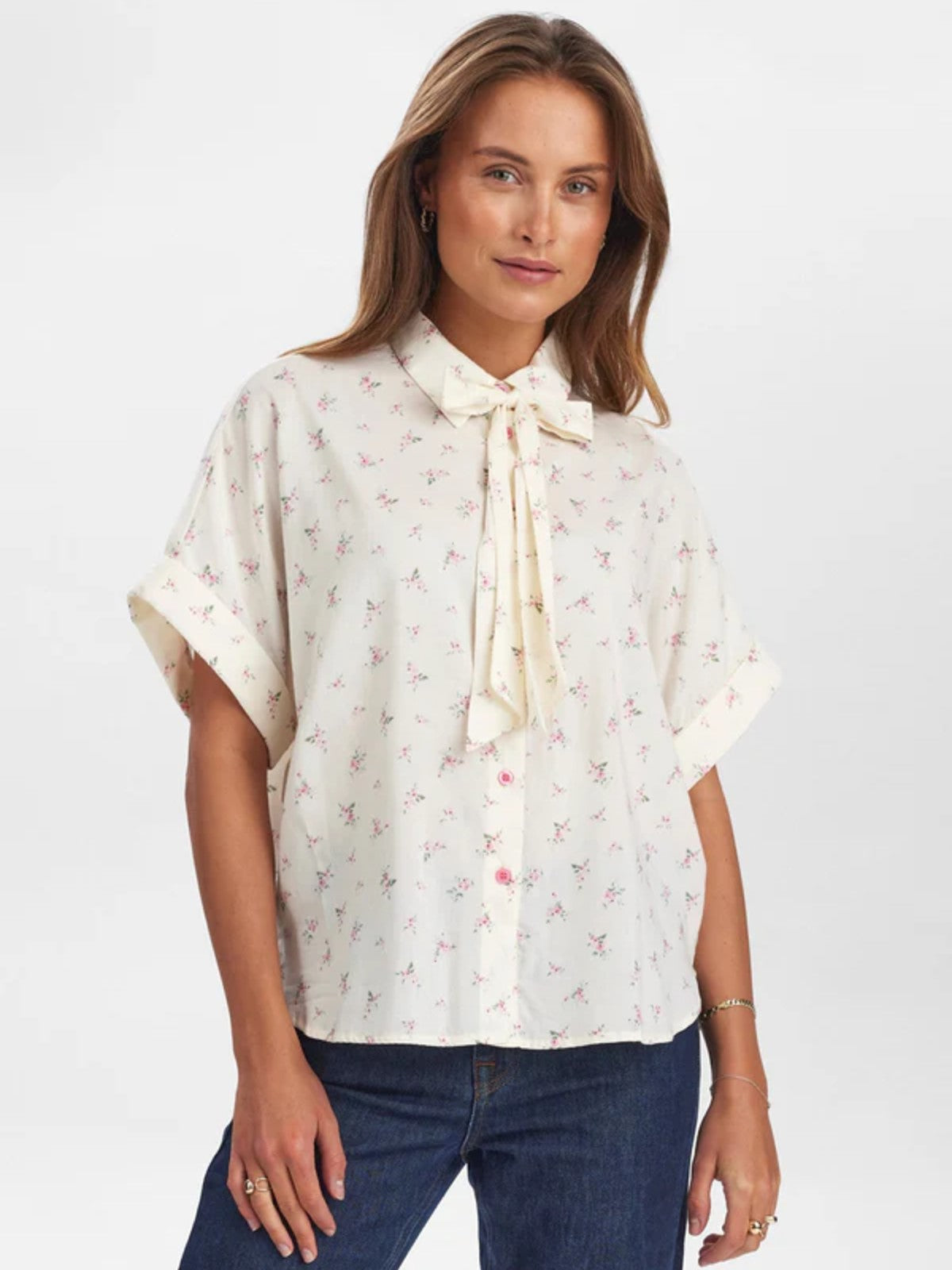 Luliana Bow Shirt