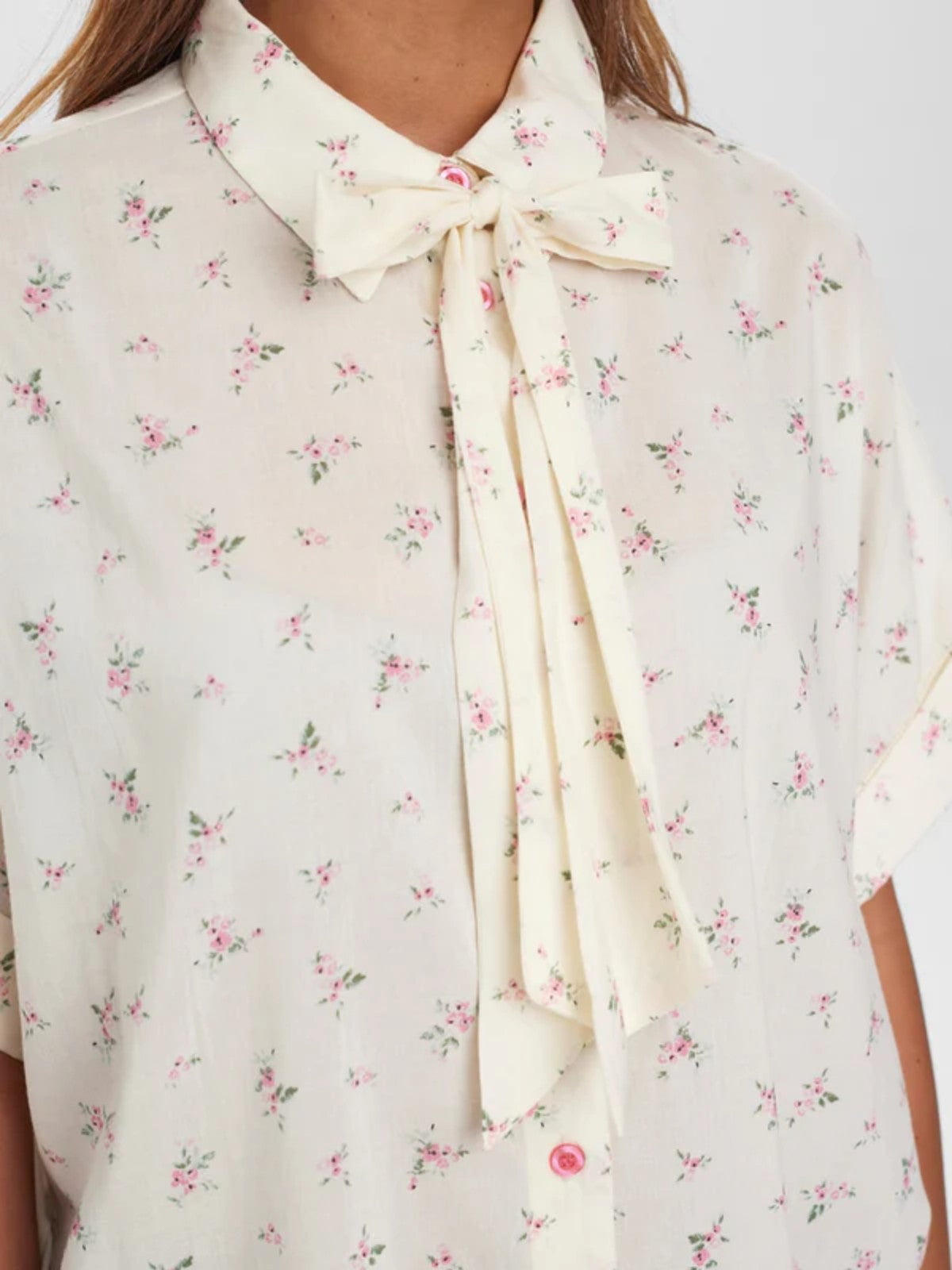 Luliana Bow Shirt