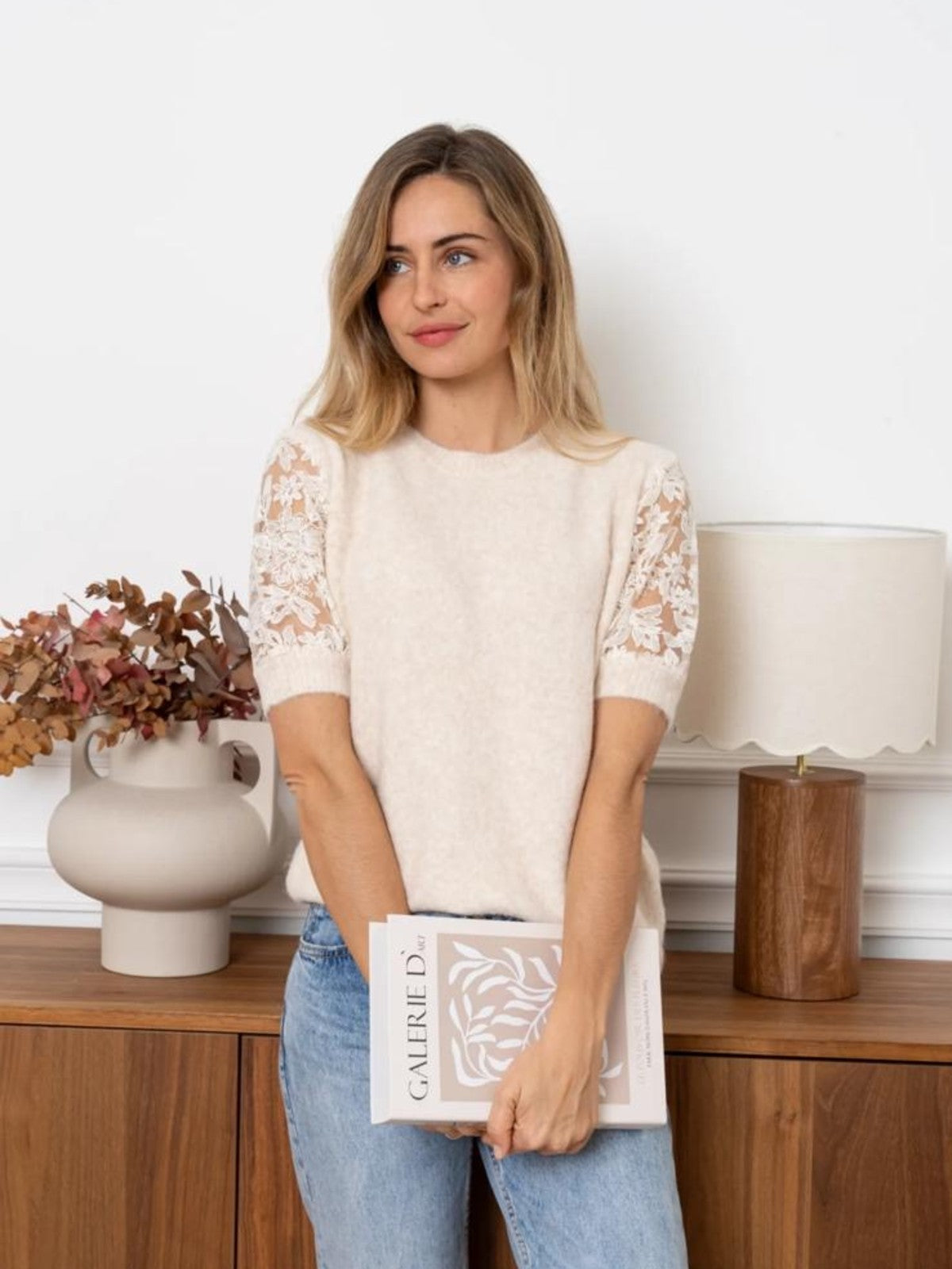 Mila Beige Jumper