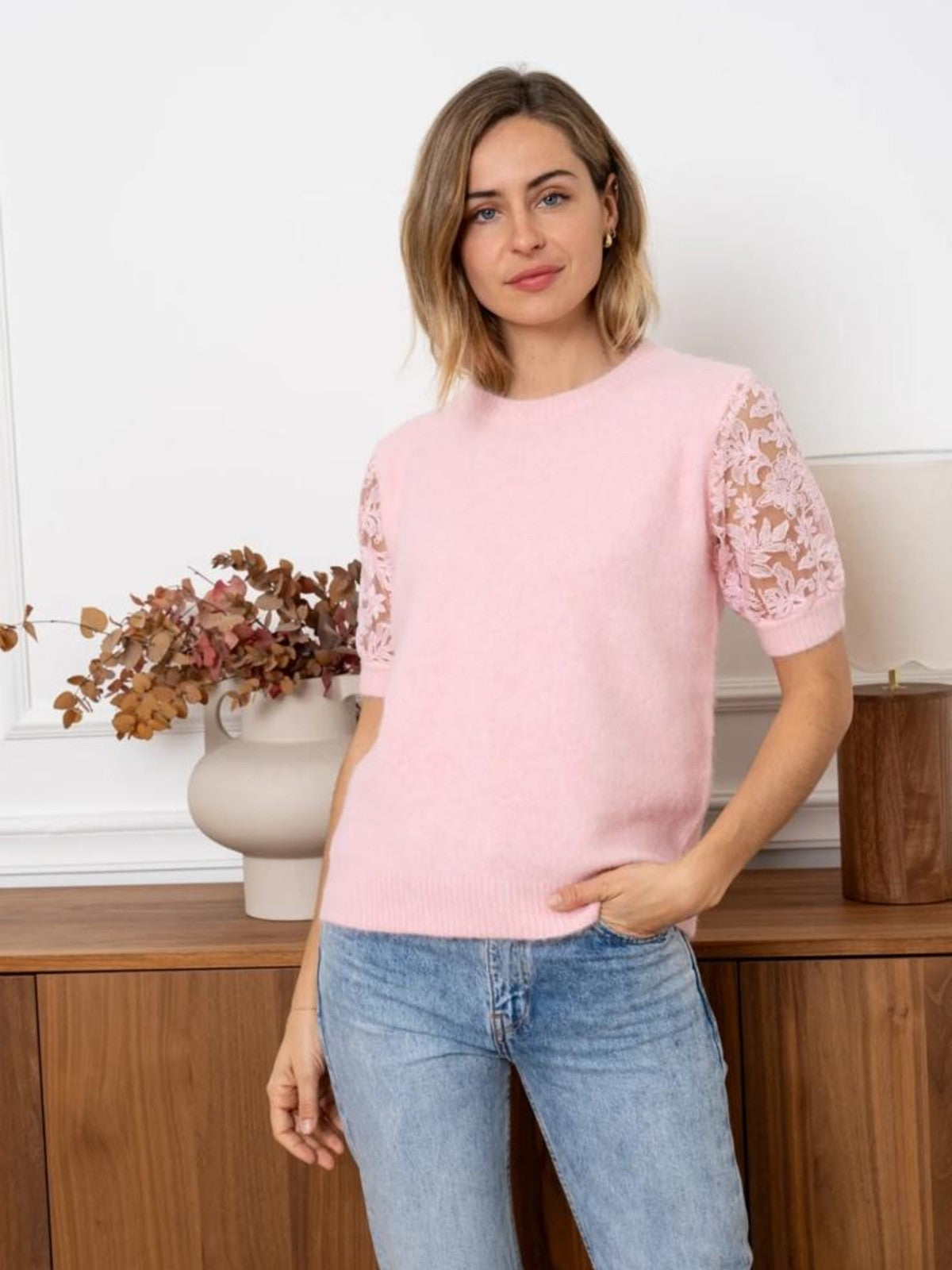 Mila Pink Jumper