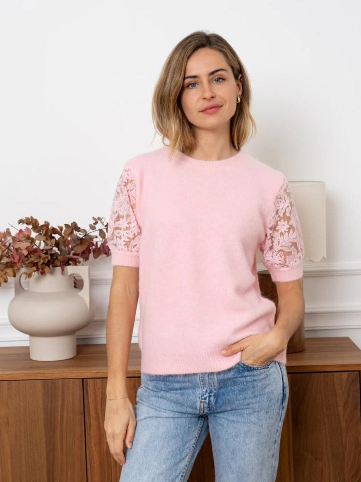 Mila Pink Jumper