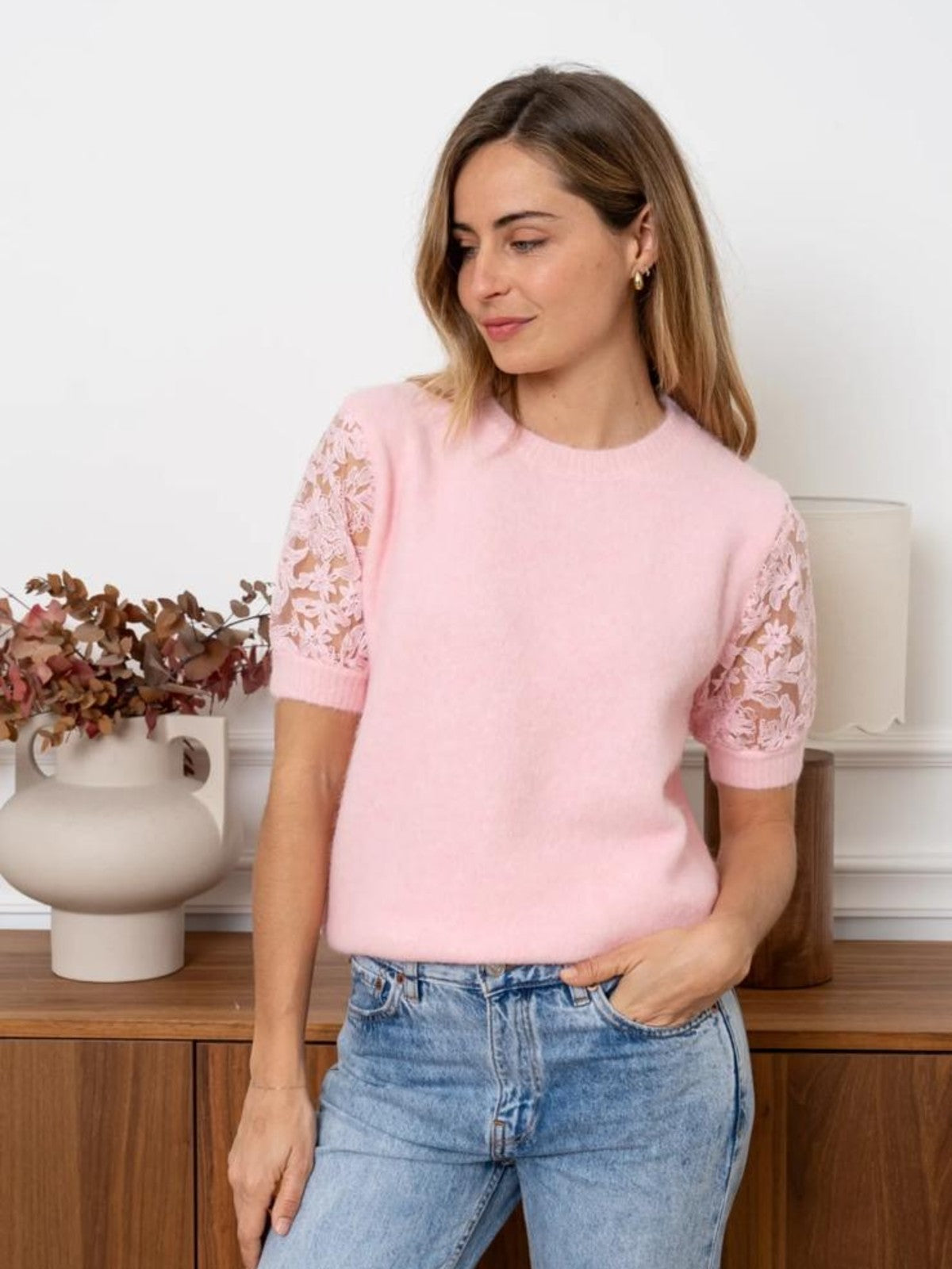 Mila Pink Jumper