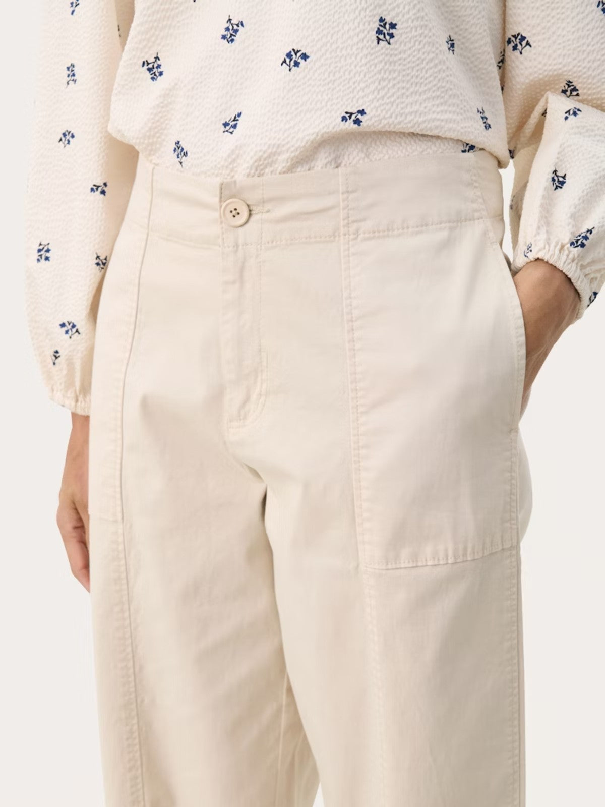 Netta Cream Trousers