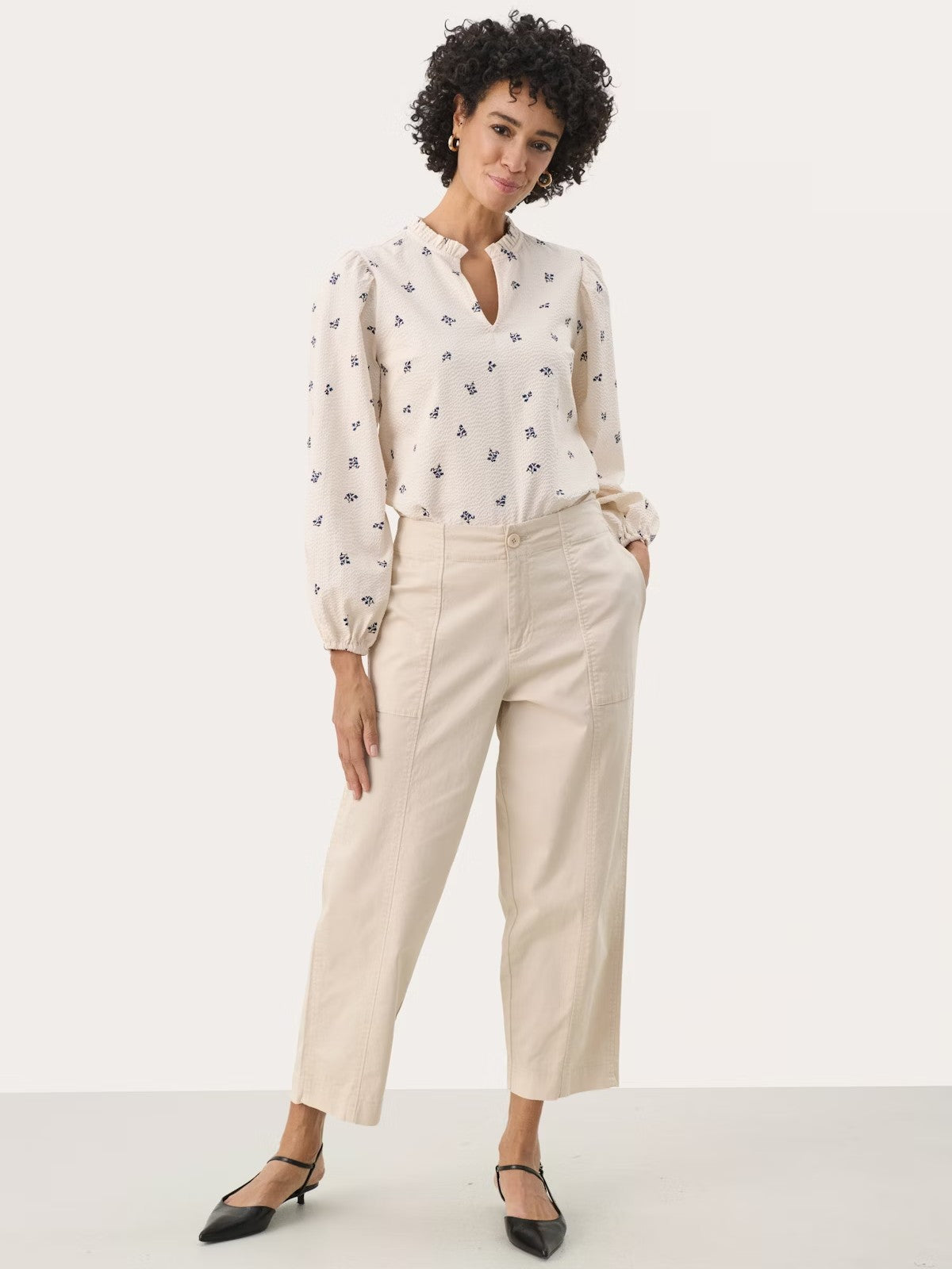 Netta Cream Trousers