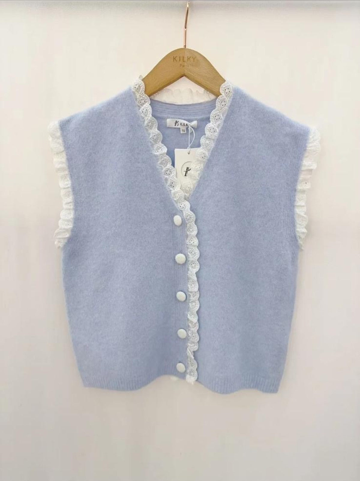 Paula Blue Waistcoat