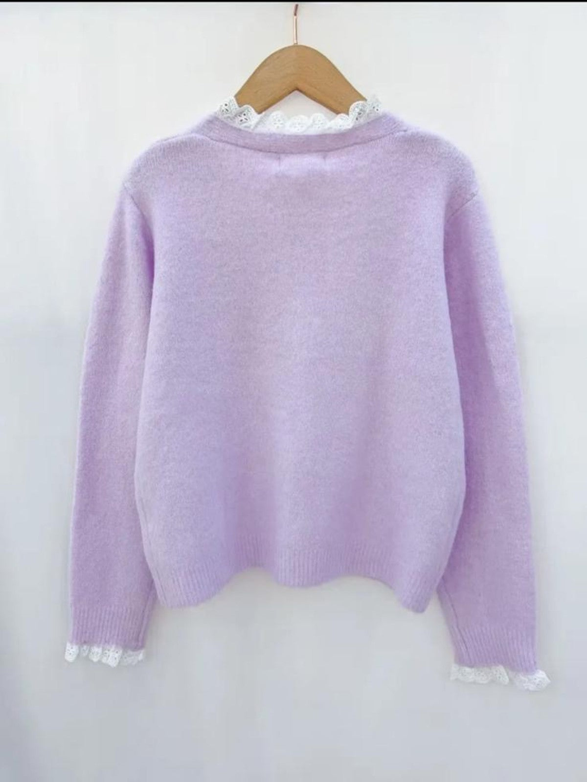 Paula Lilac Cardigan