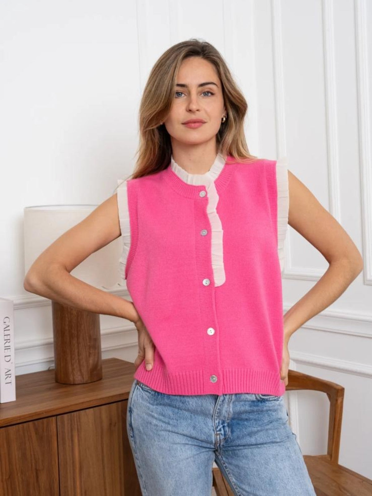 Penny Fuchsia Waistcoat