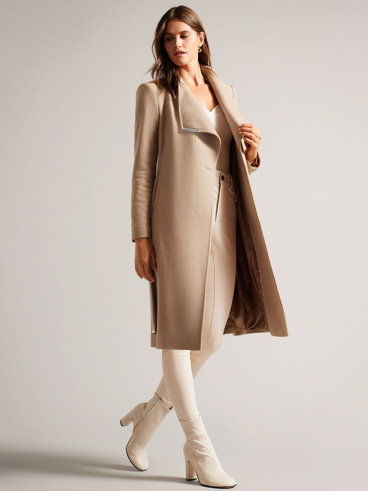 Rose Camel Coat